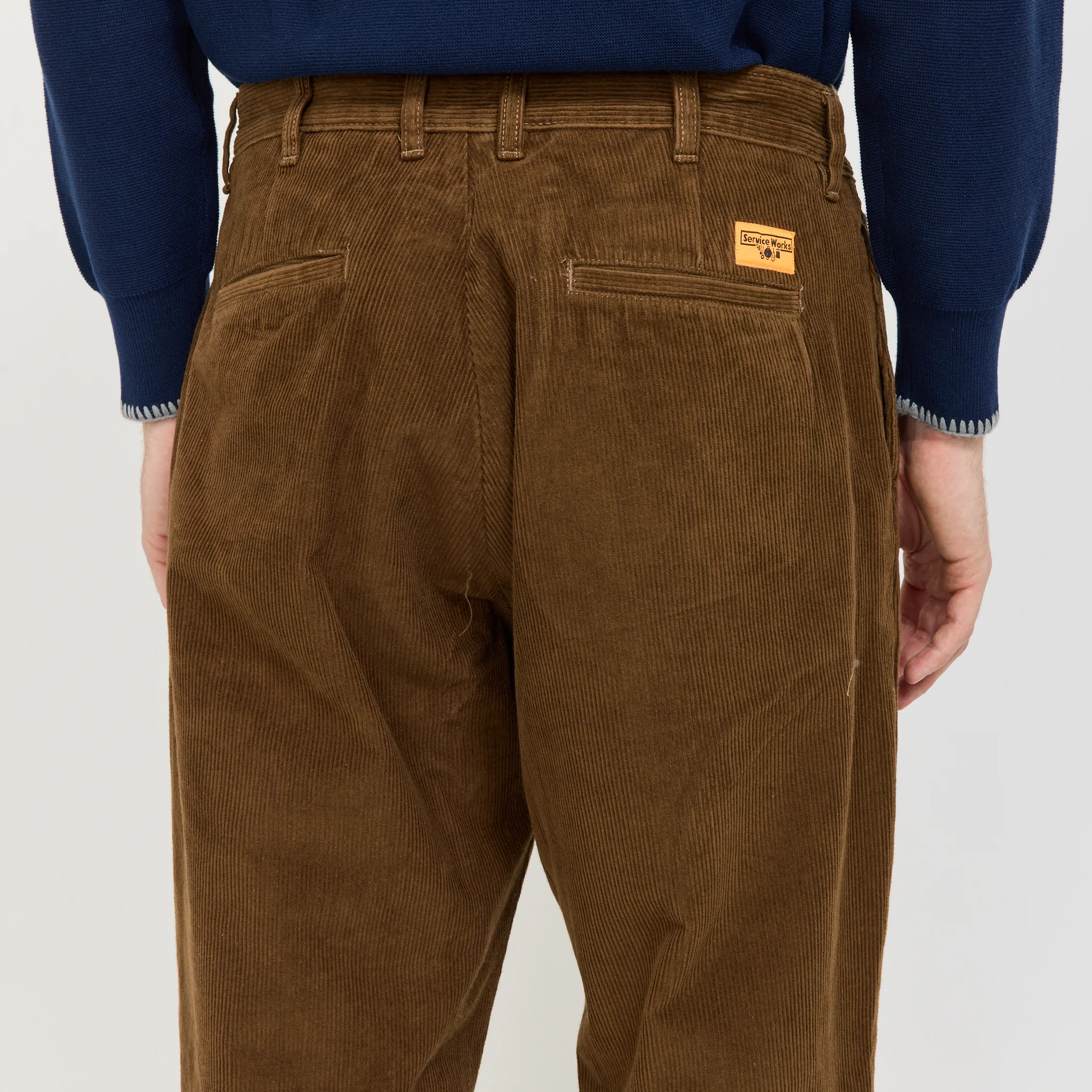 Corduroy Part Timer Pants Bark - Image 6