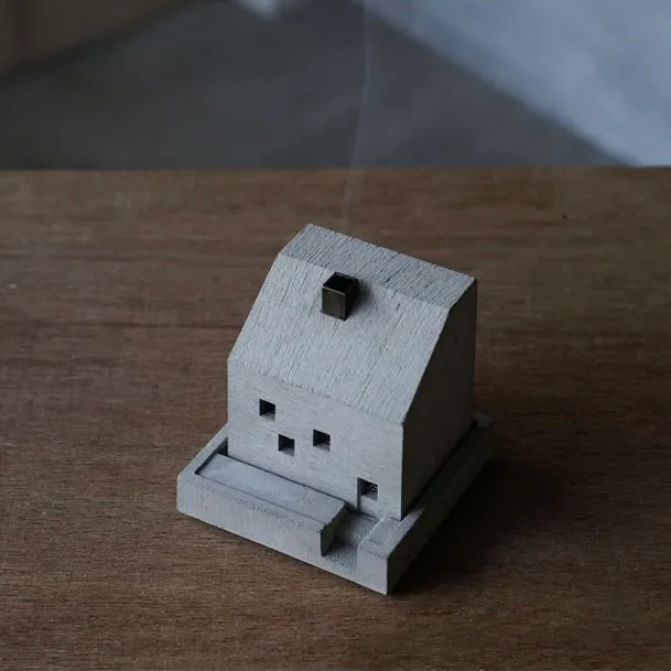 Cottage Incense Pot White - Image 2