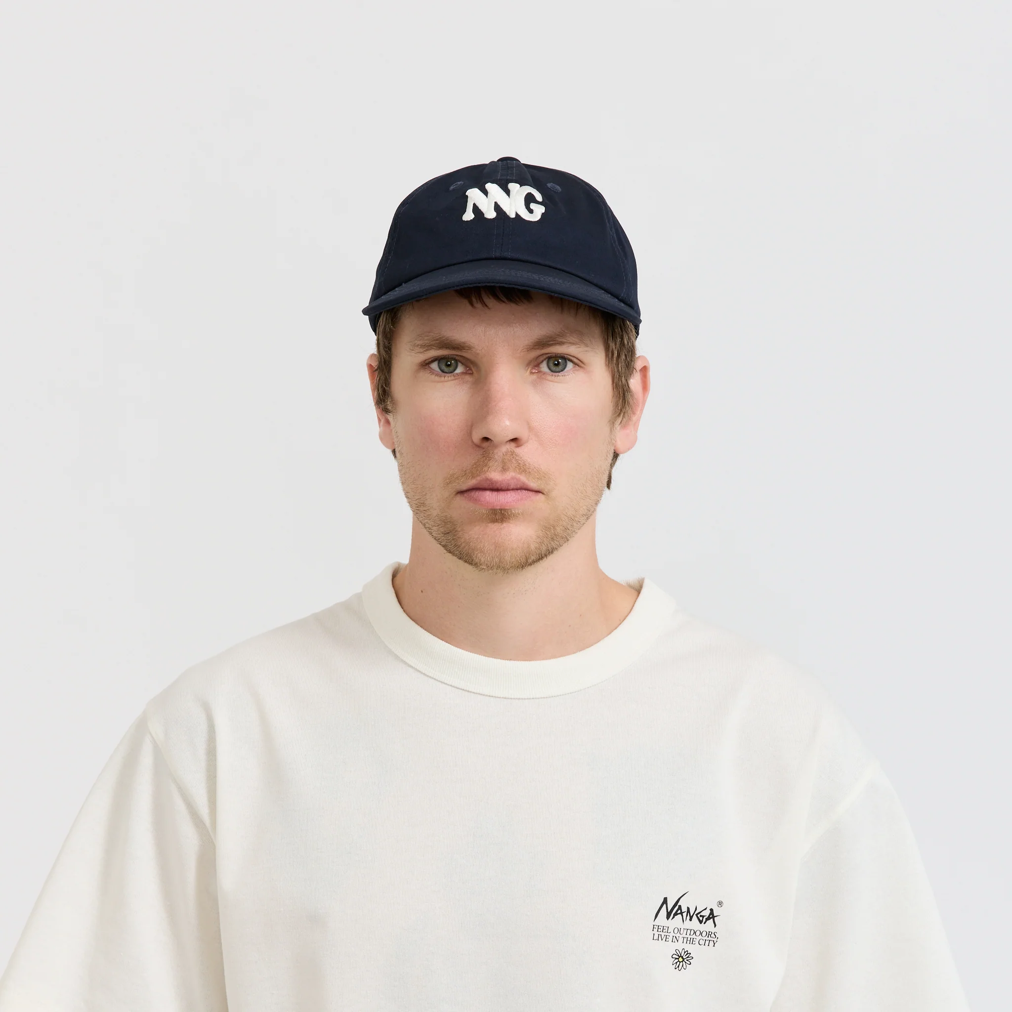 Cotton Twill NNG Logo Cap Navy - Image 3