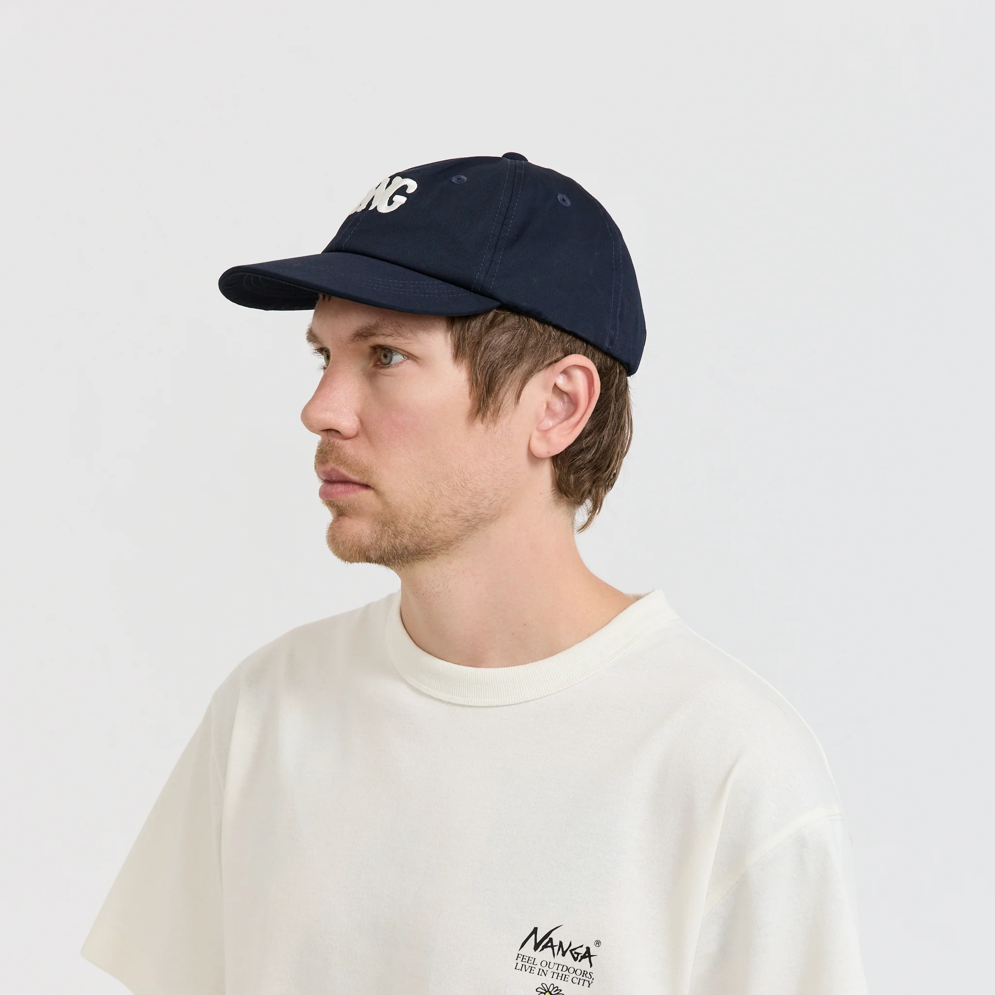 Cotton Twill NNG Logo Cap Navy - Image 5