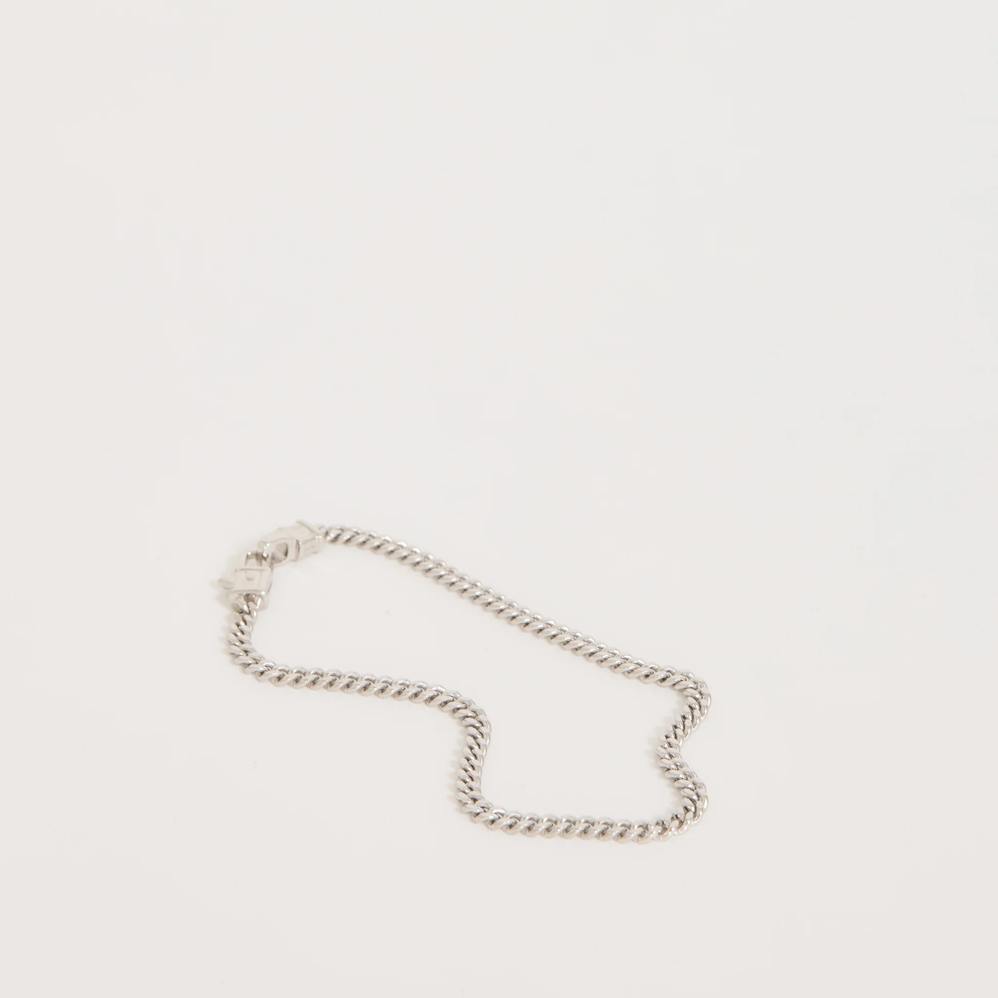 Curb Bracelet M Silver