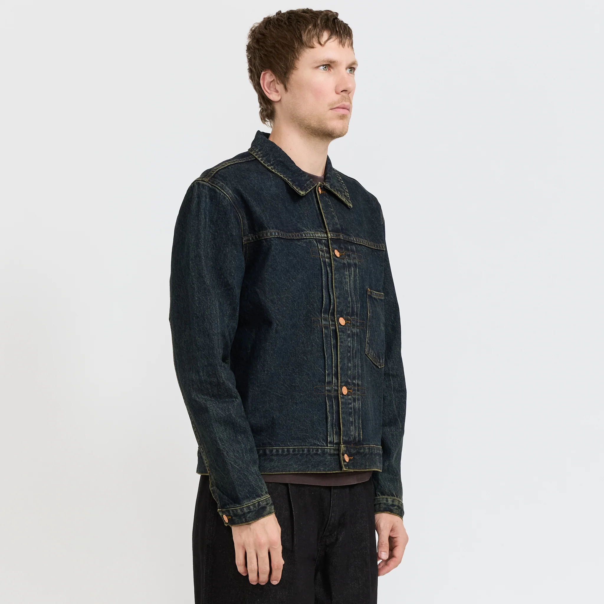 Danijel Jacket Dirty Indigo - Image 3
