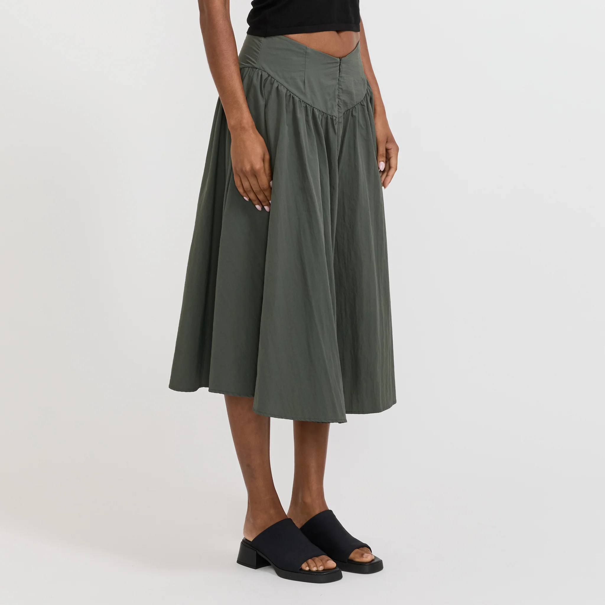 Deba Midi Skirt Slate - Image 3