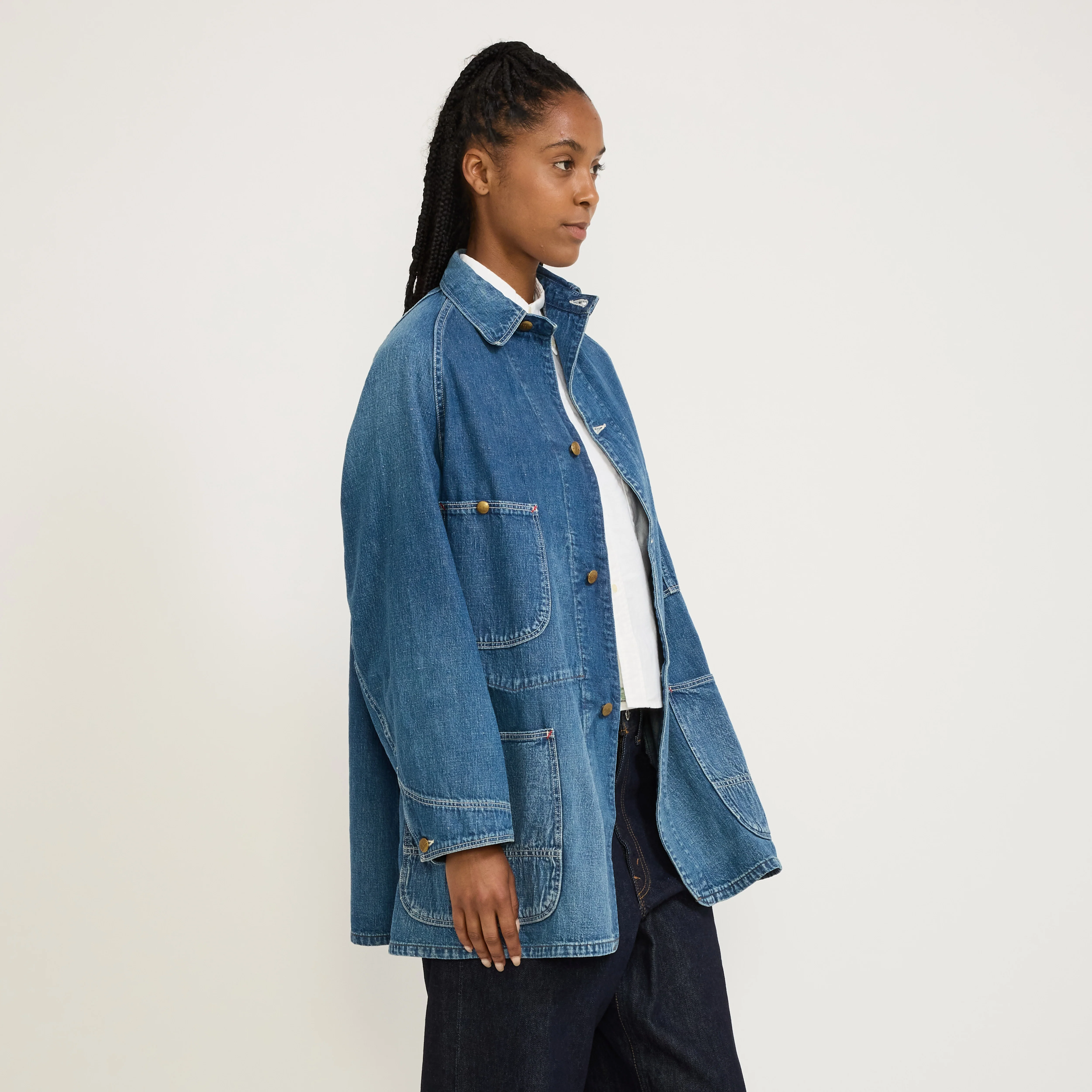 Denim Loose Fit Coverall Denim Used - Image 3