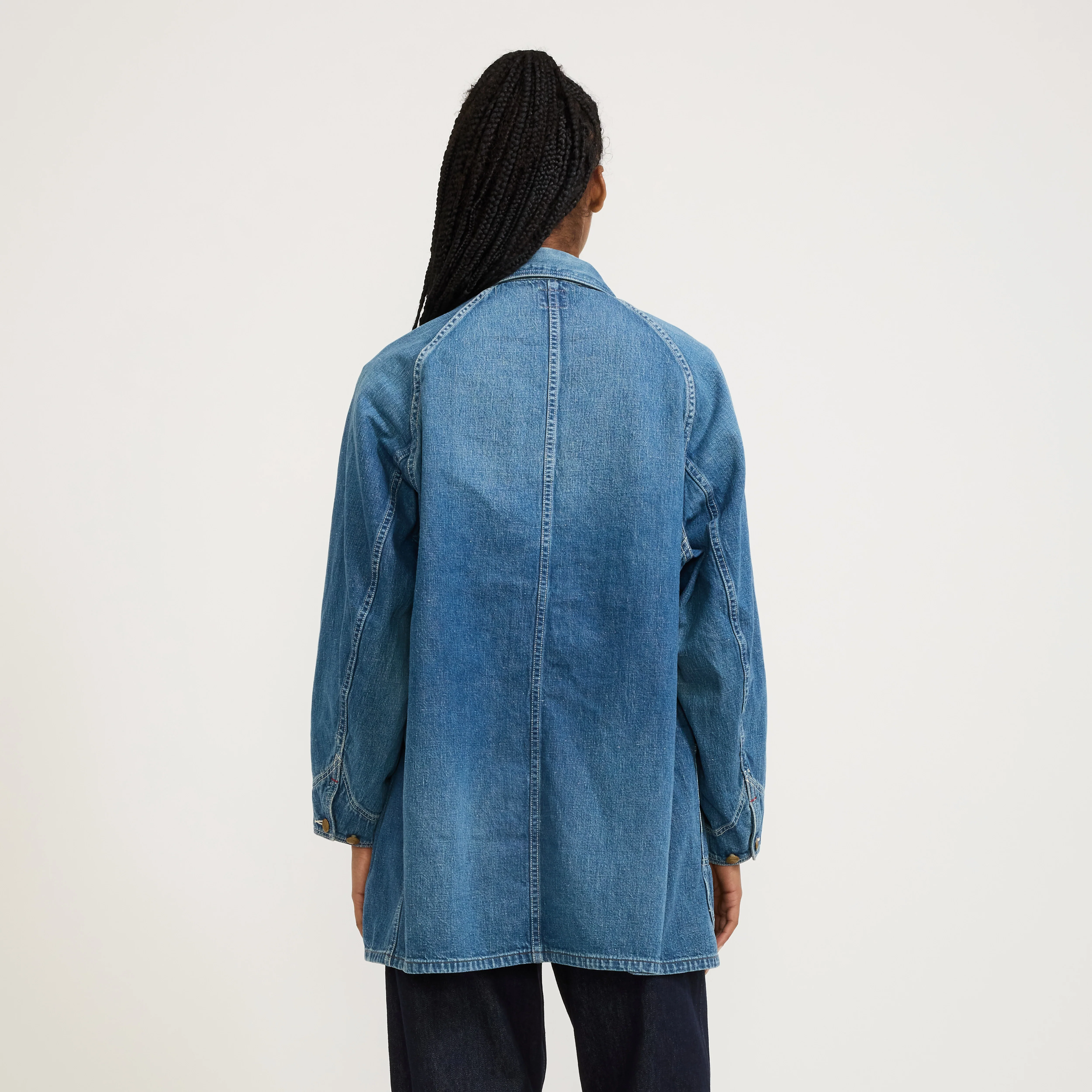 Denim Loose Fit Coverall Denim Used - Image 4