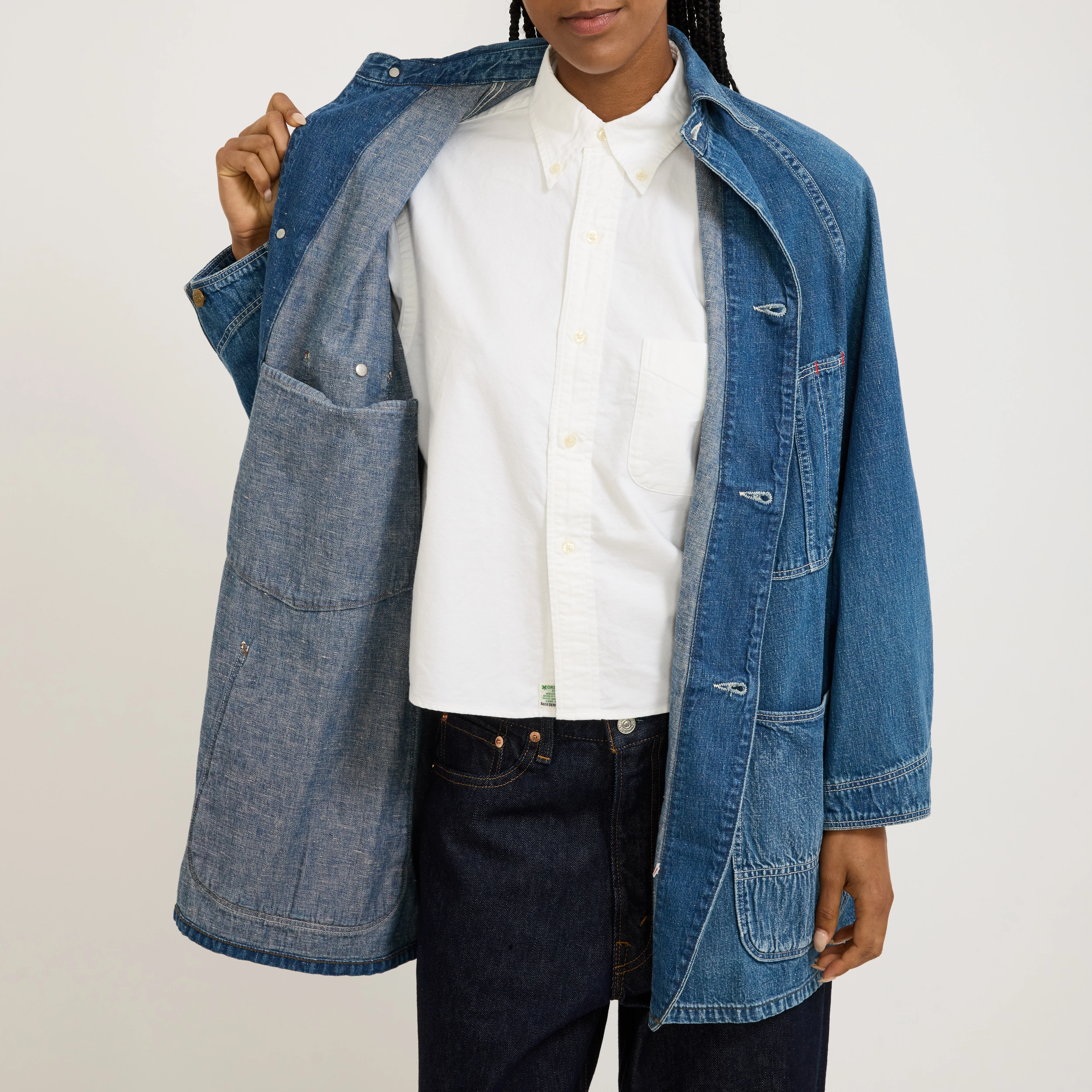 Denim Loose Fit Coverall Denim Used - Image 7
