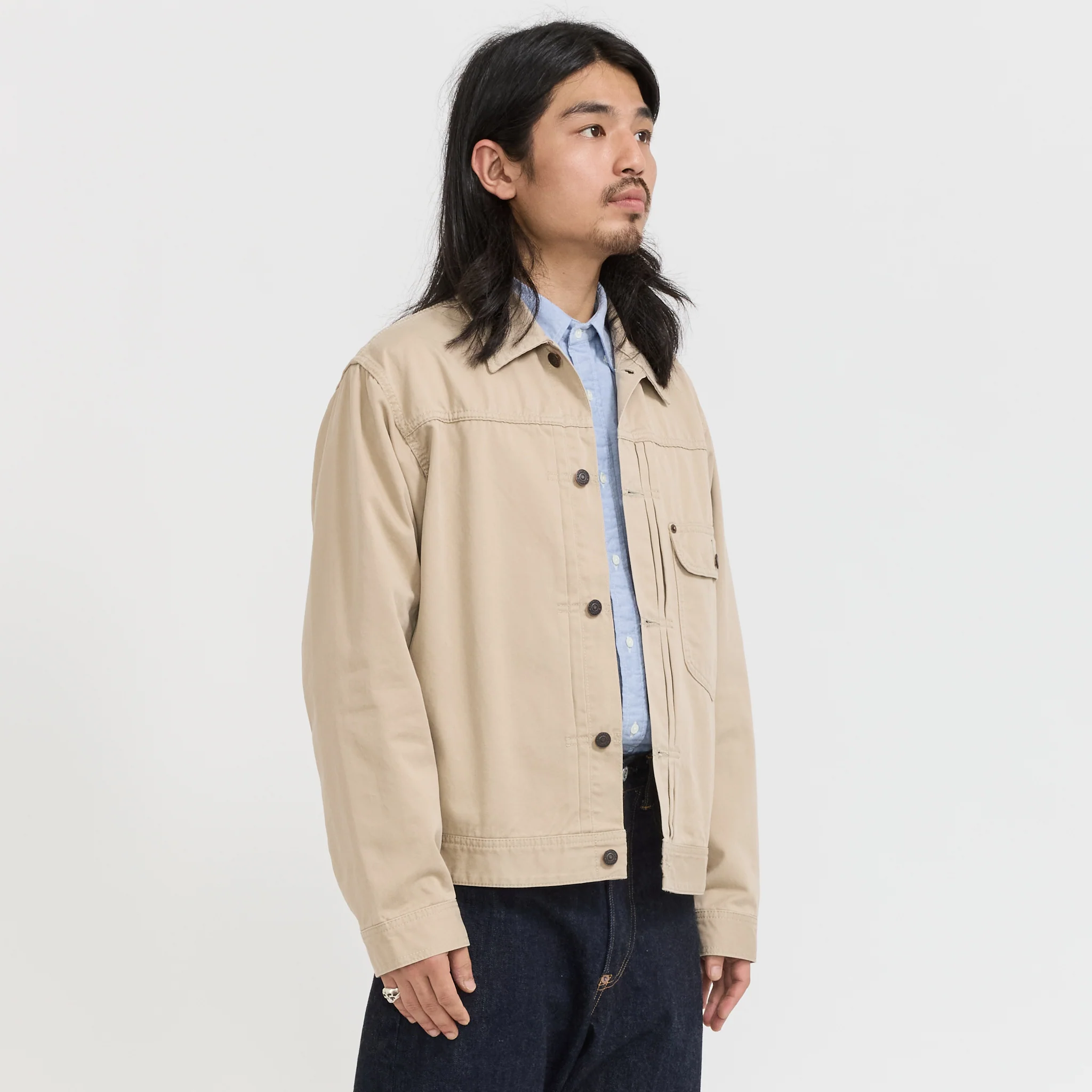 Digger Jacket 62 Twill Beige - Image 3