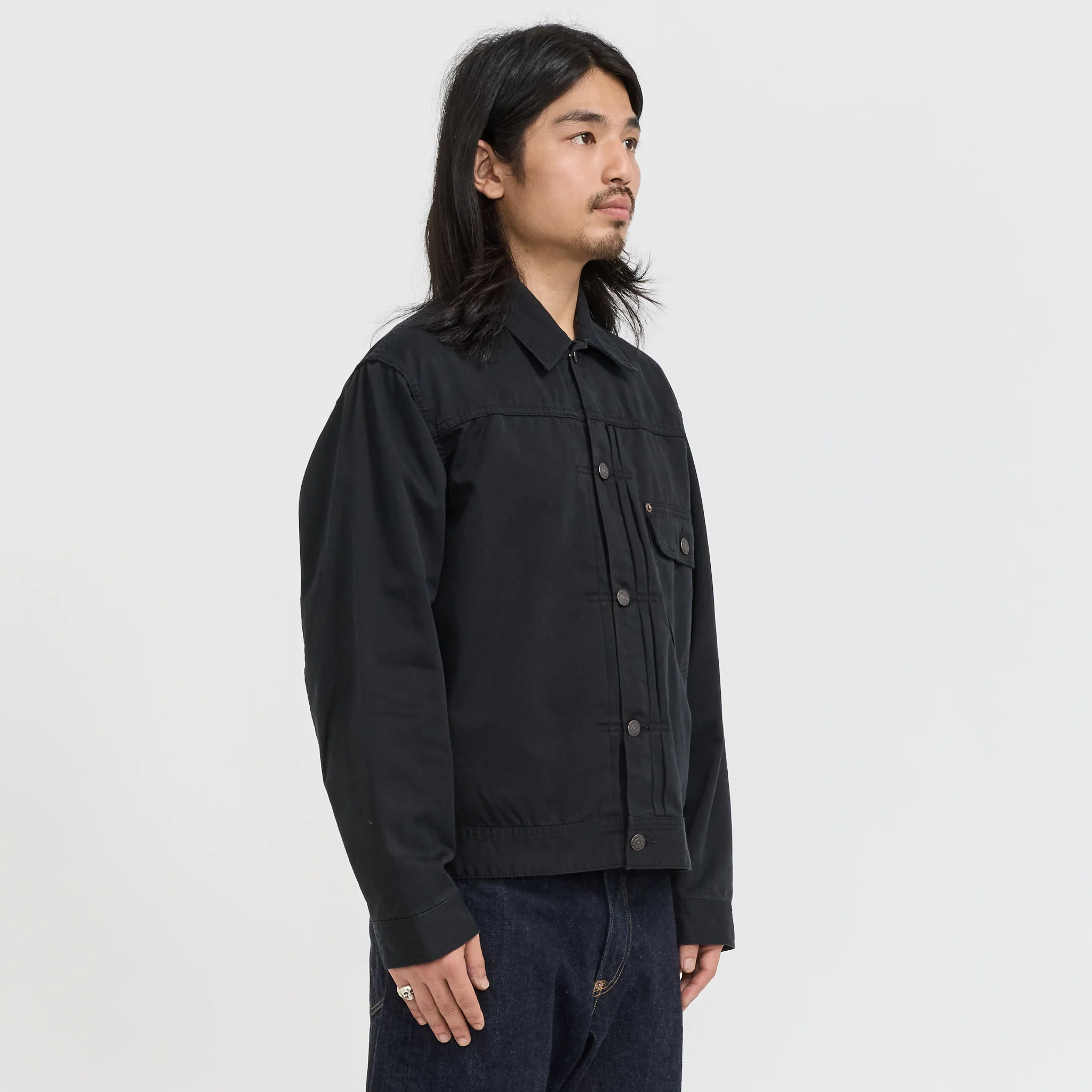 Digger Jacket 62 Twill Black - Image 3