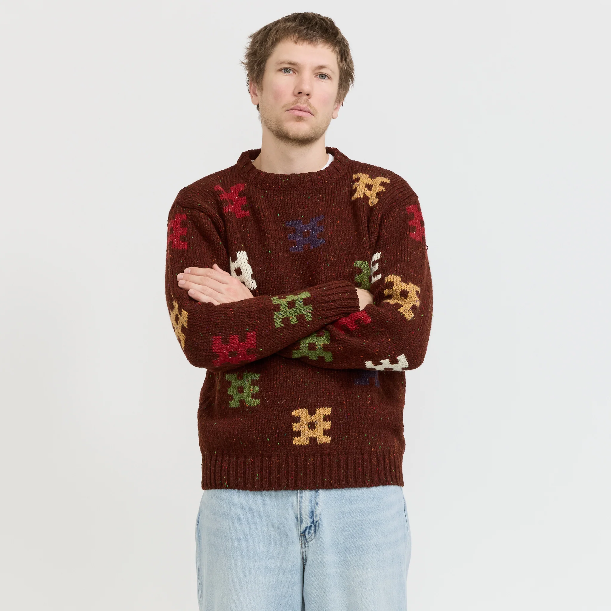 Distant Echoes Pullover Burgundy