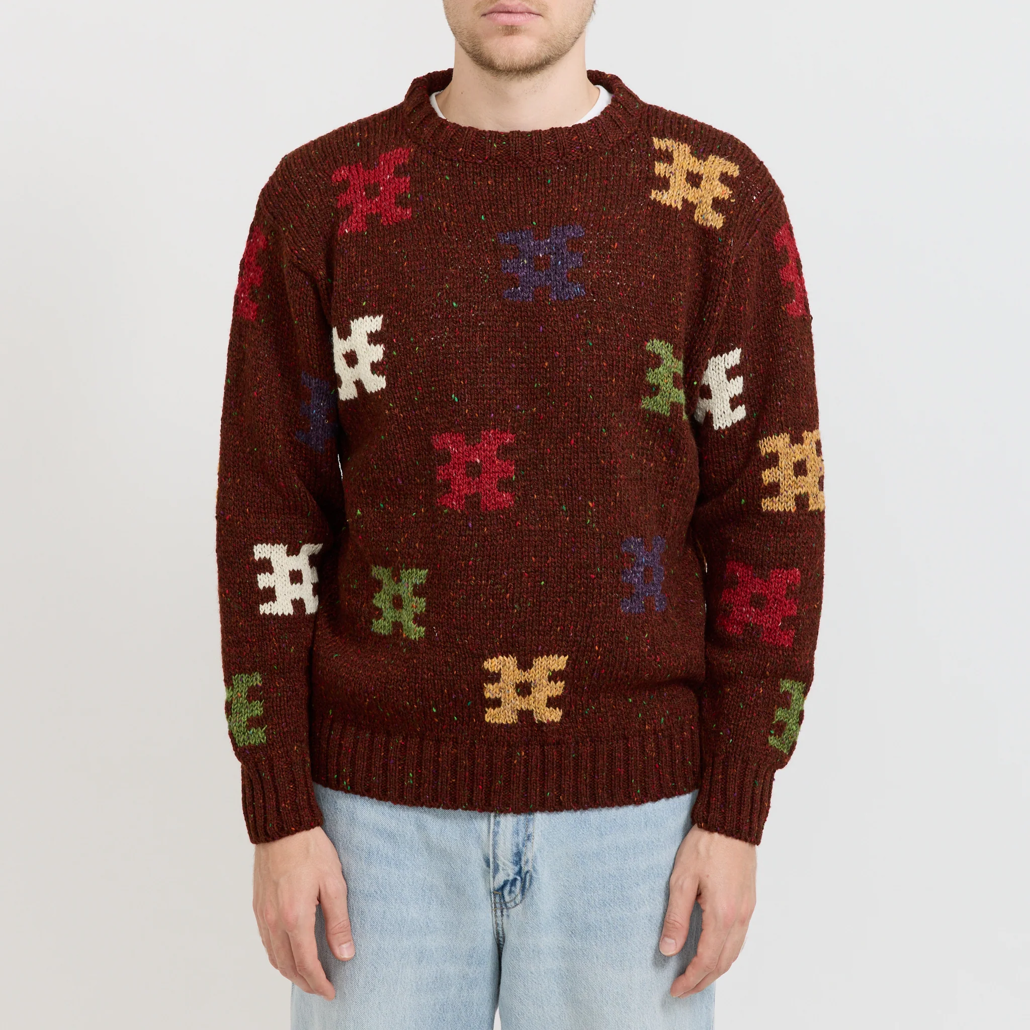 Distant Echoes Pullover Burgundy - Image 5