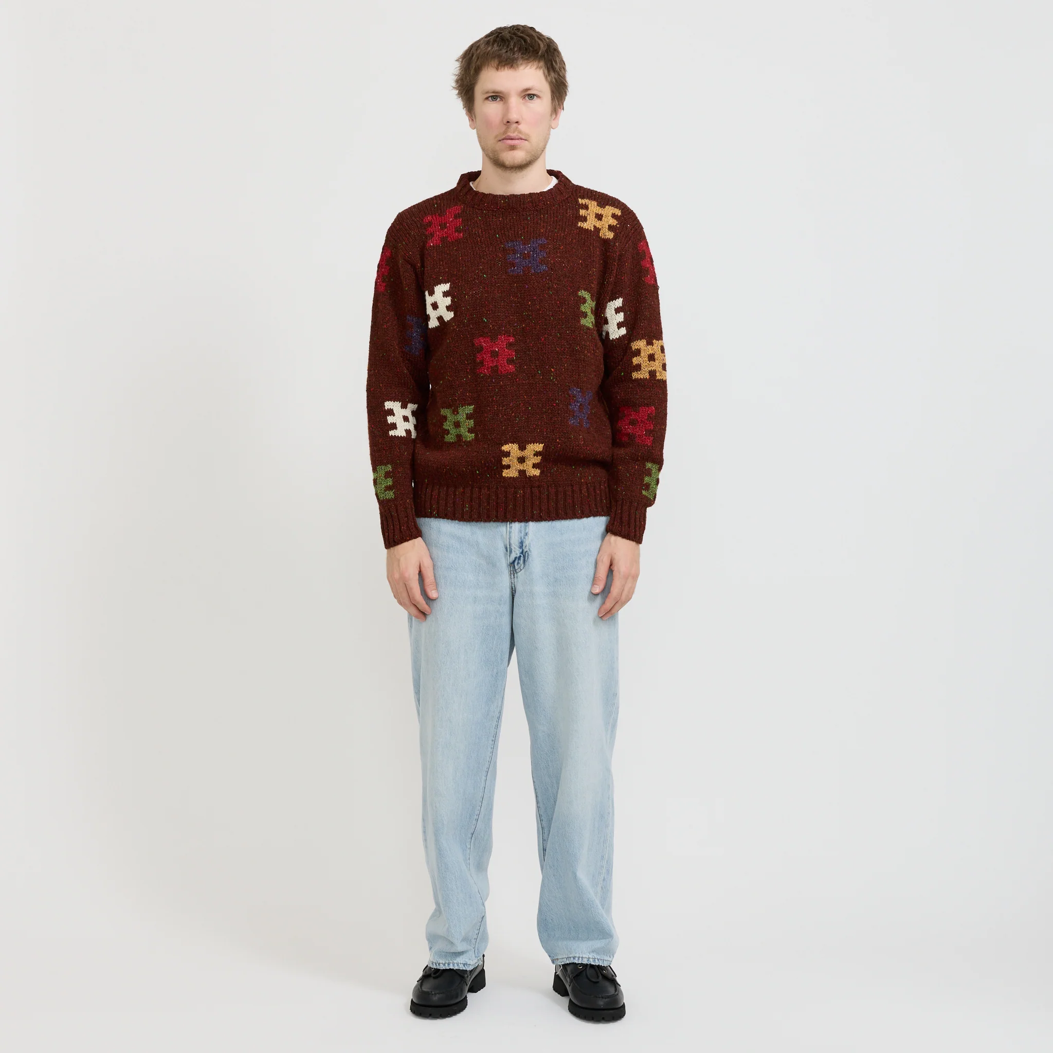 Distant Echoes Pullover Burgundy - Image 6