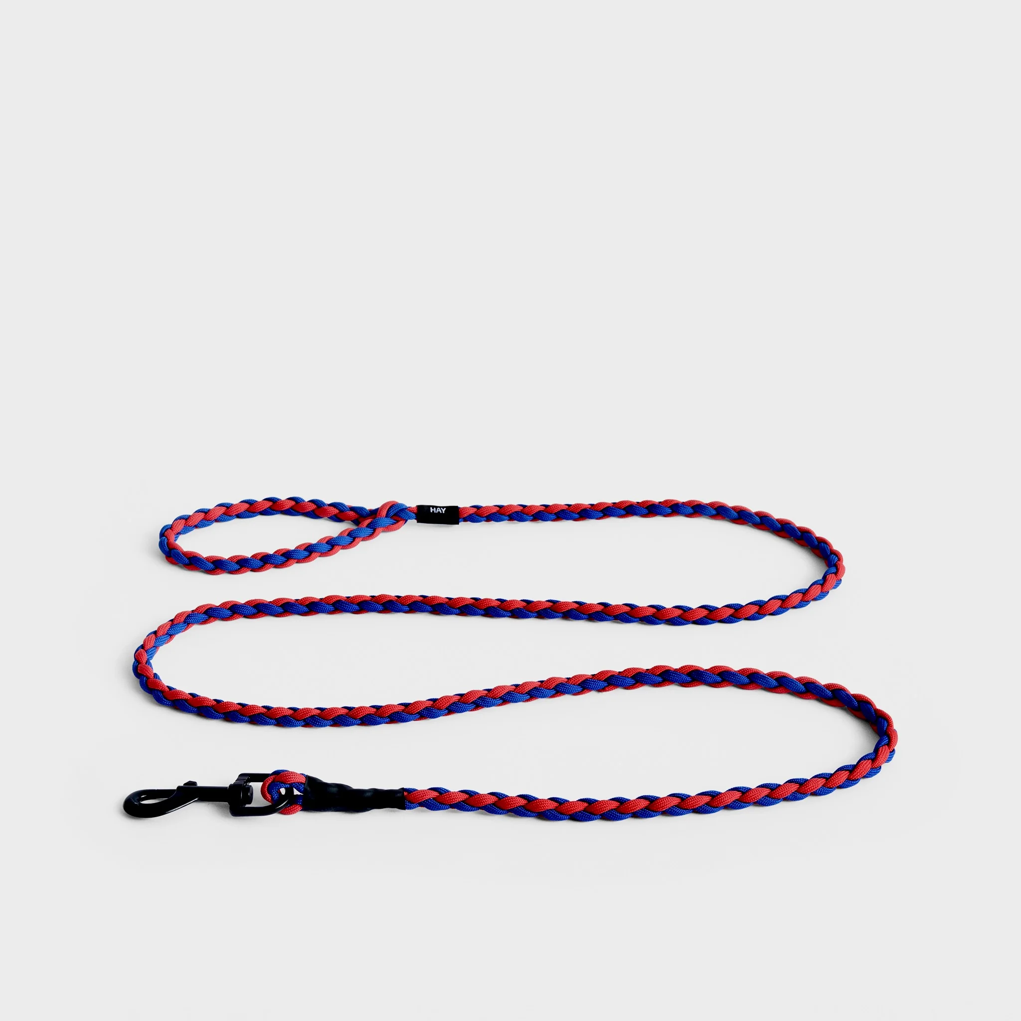 Dogs Leash Braided M/L Blue/Red