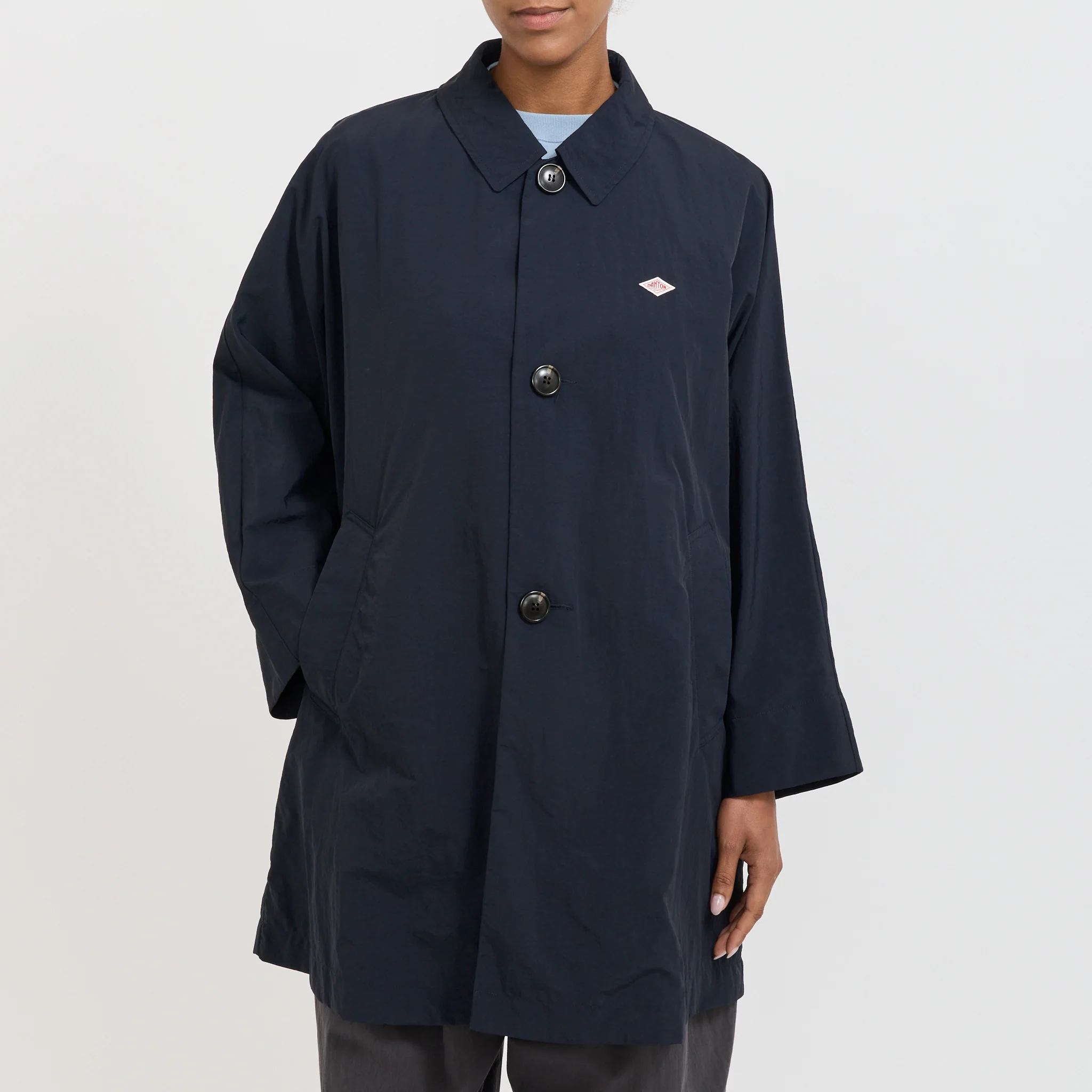 Dolman Sleeve Coat Navy - Image 5