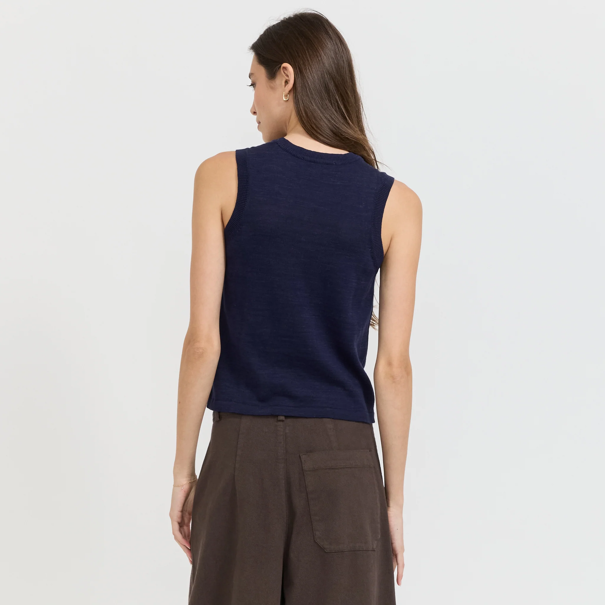 Dot Vest Navy - Image 4