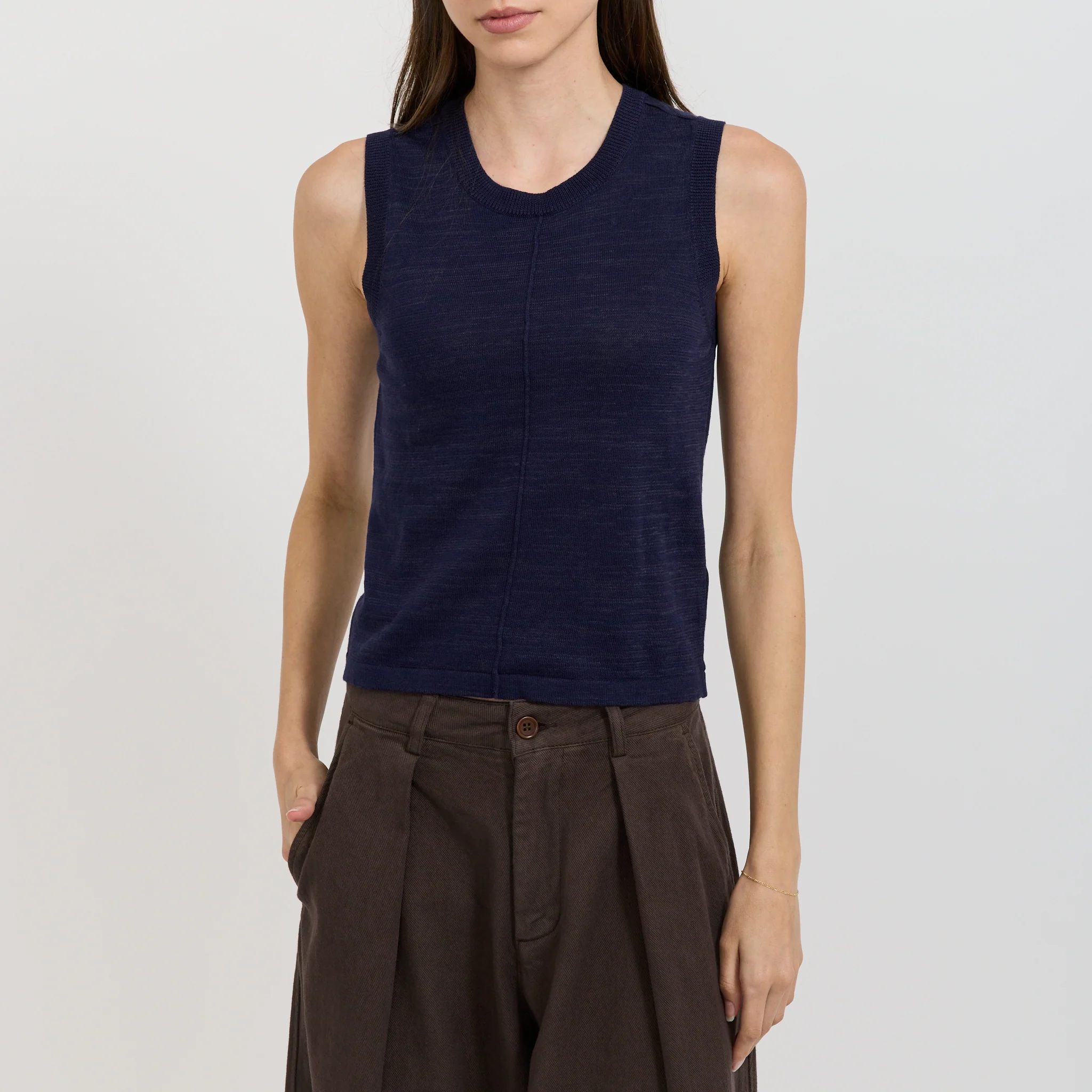 Dot Vest Navy - Image 5