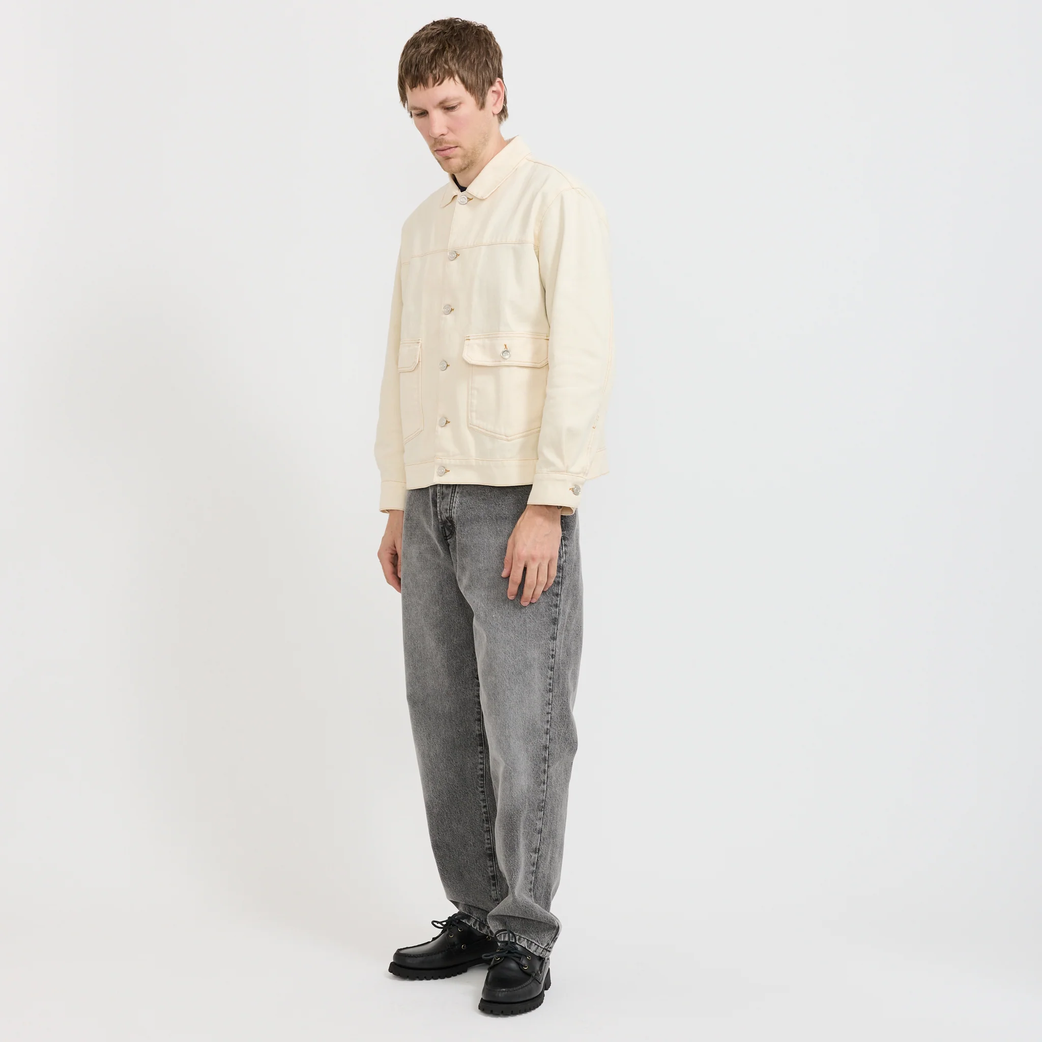 Drs Denim Jacket Off White - Image 2