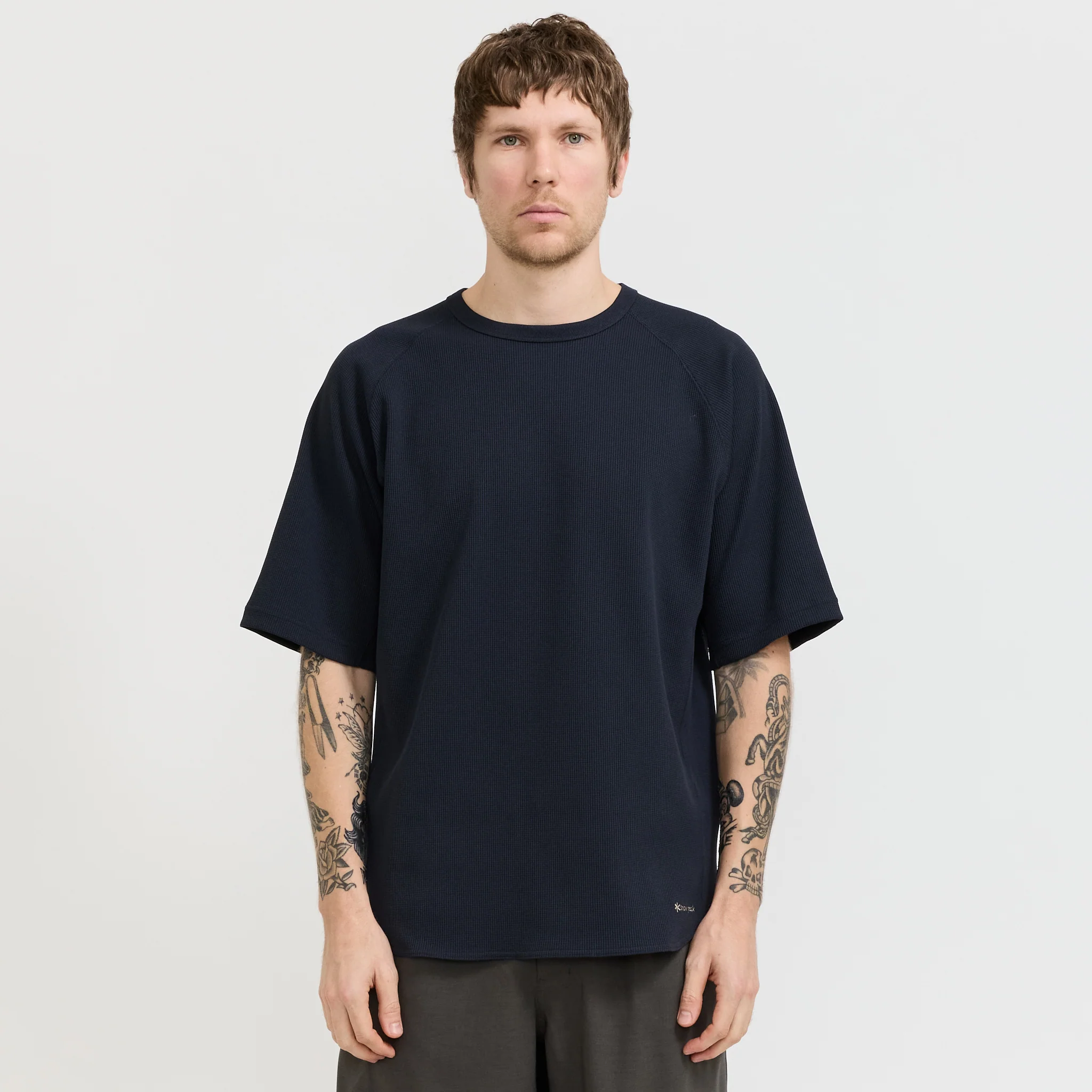 Dry Waffle T-Shirt Dark Navy