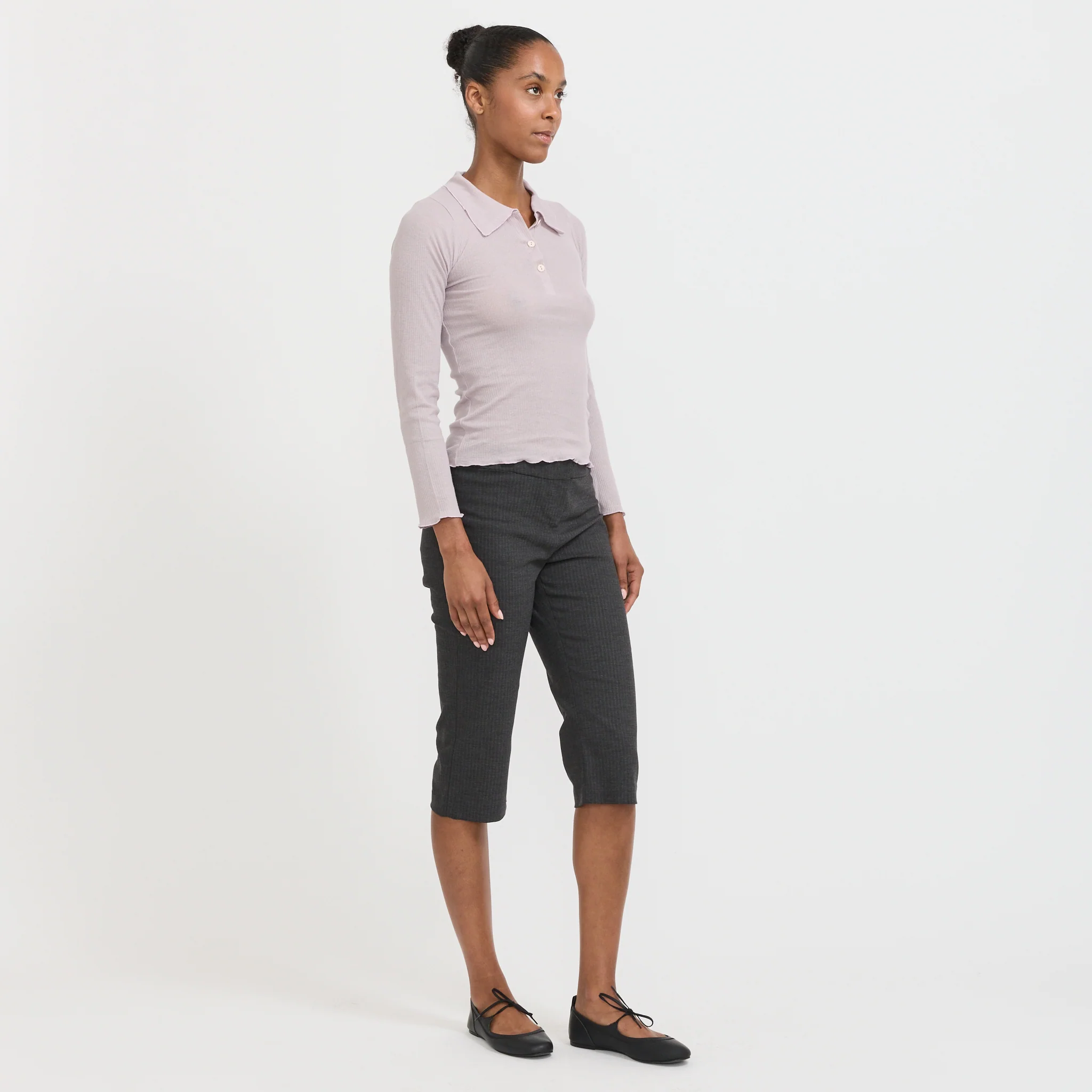 Dual Long Sleeve Tee Verbe Purple - Image 2