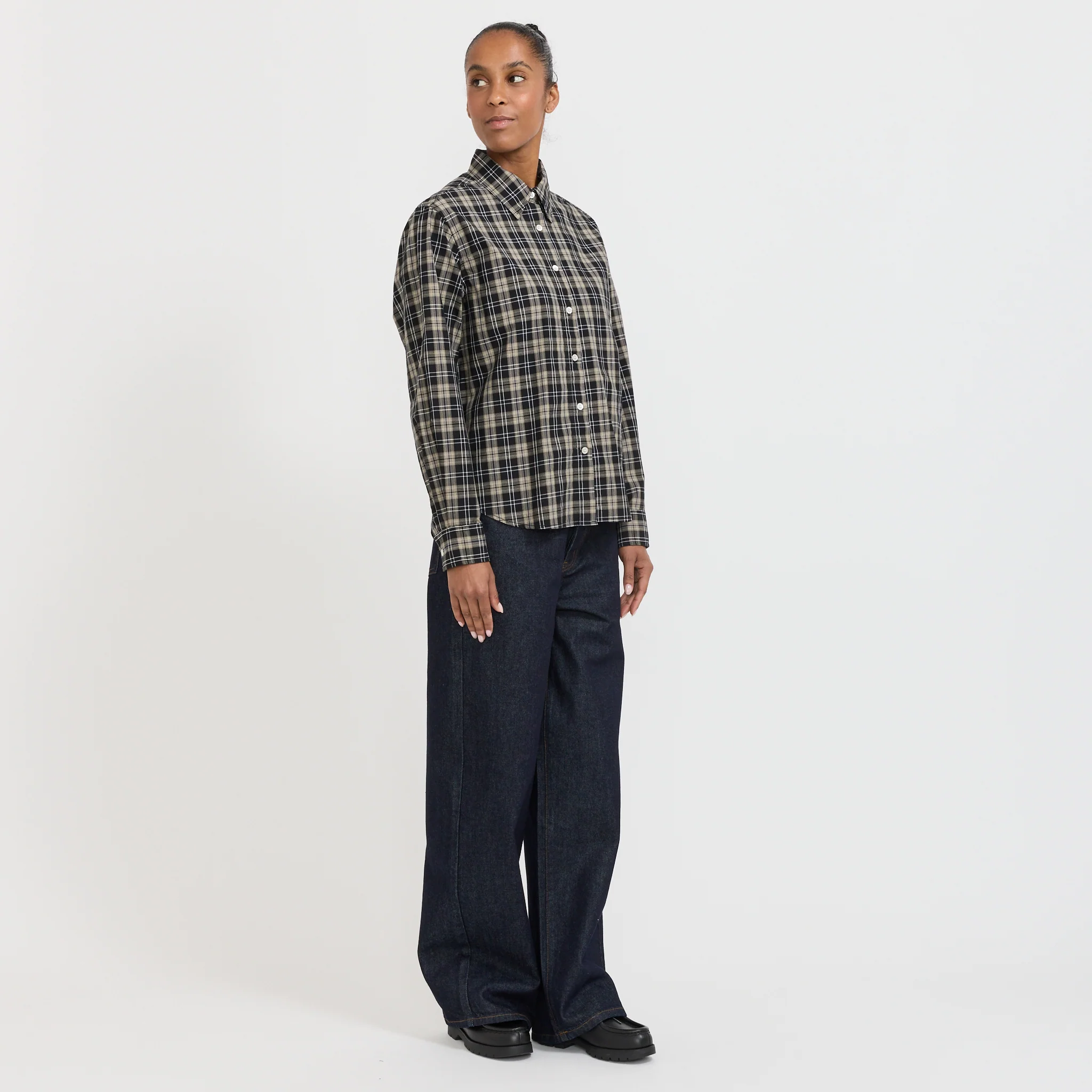 Dume Shirt Black Plaid - Image 2