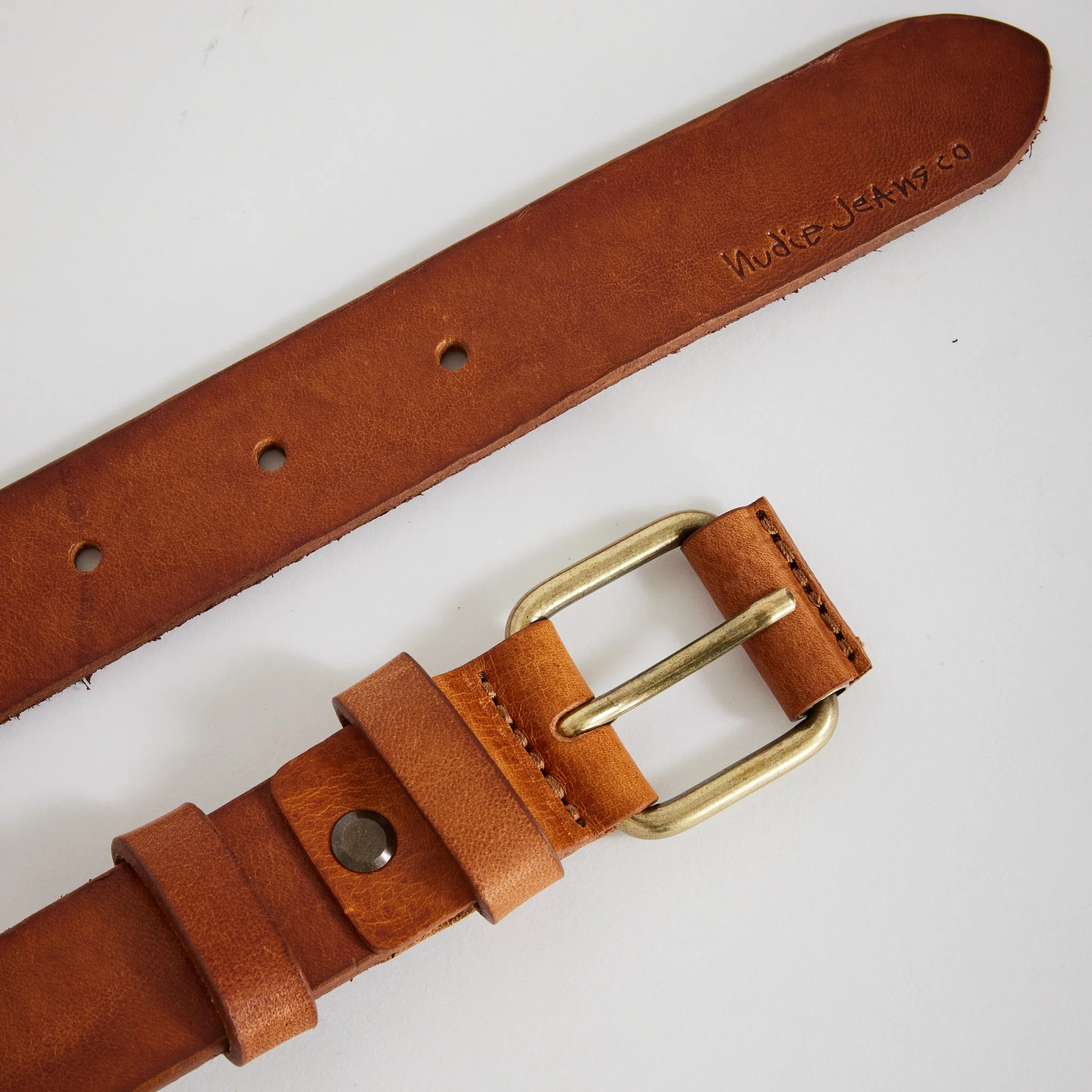 Dwayne Leather Belt Toffee Brown - Image 2