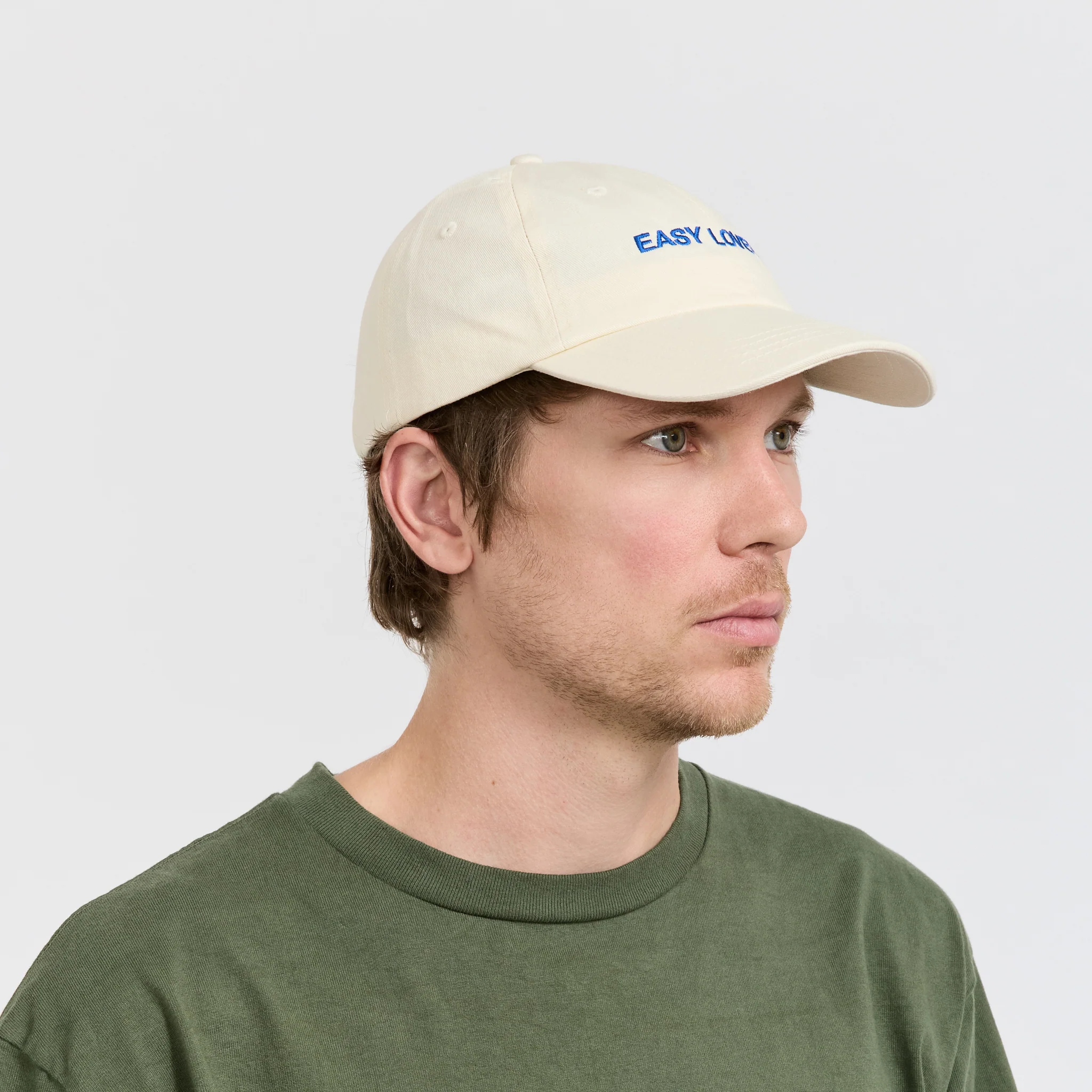 Easy Lover Embroidered Cap Beige - Image 4