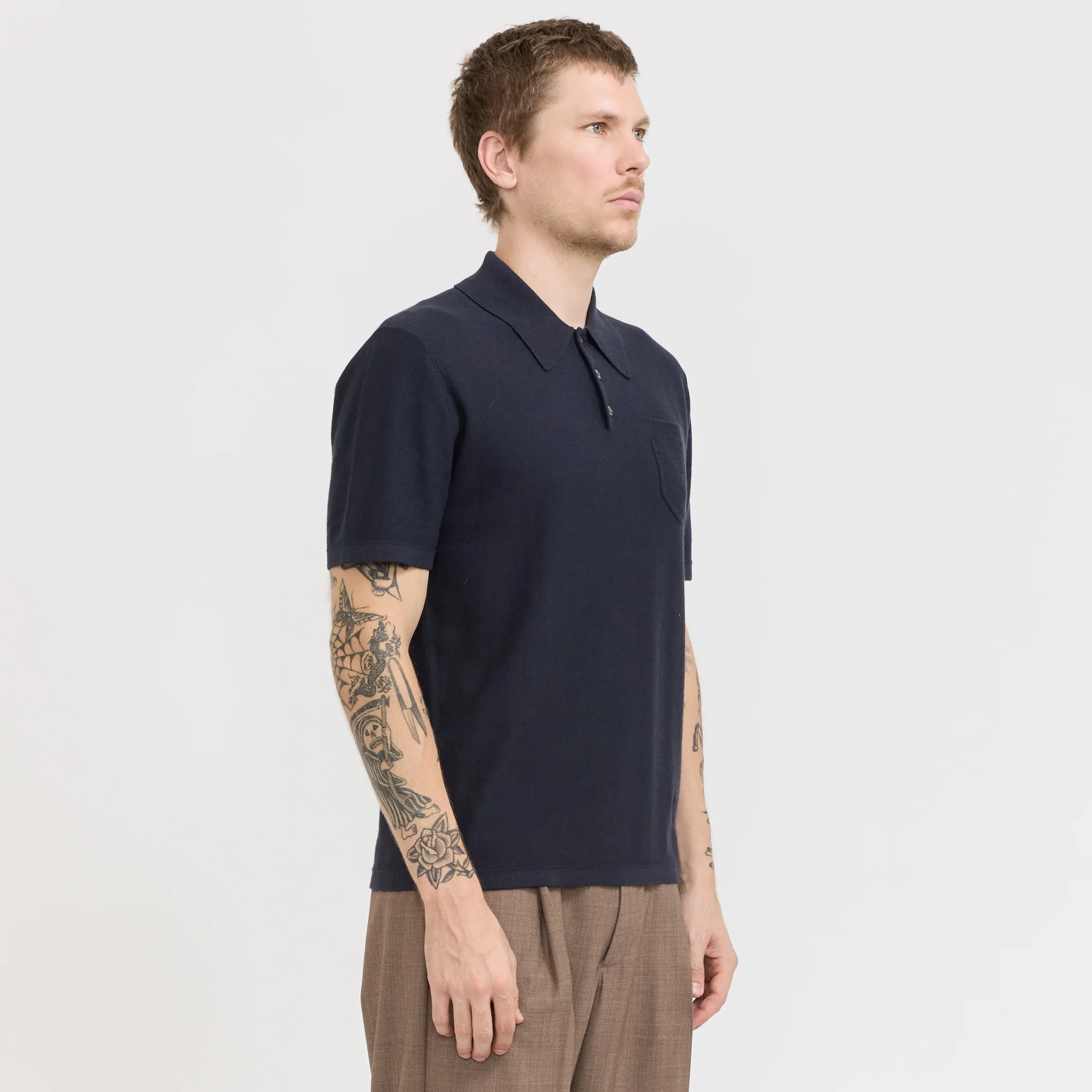 Eliot Polo Dark Navy - Image 3