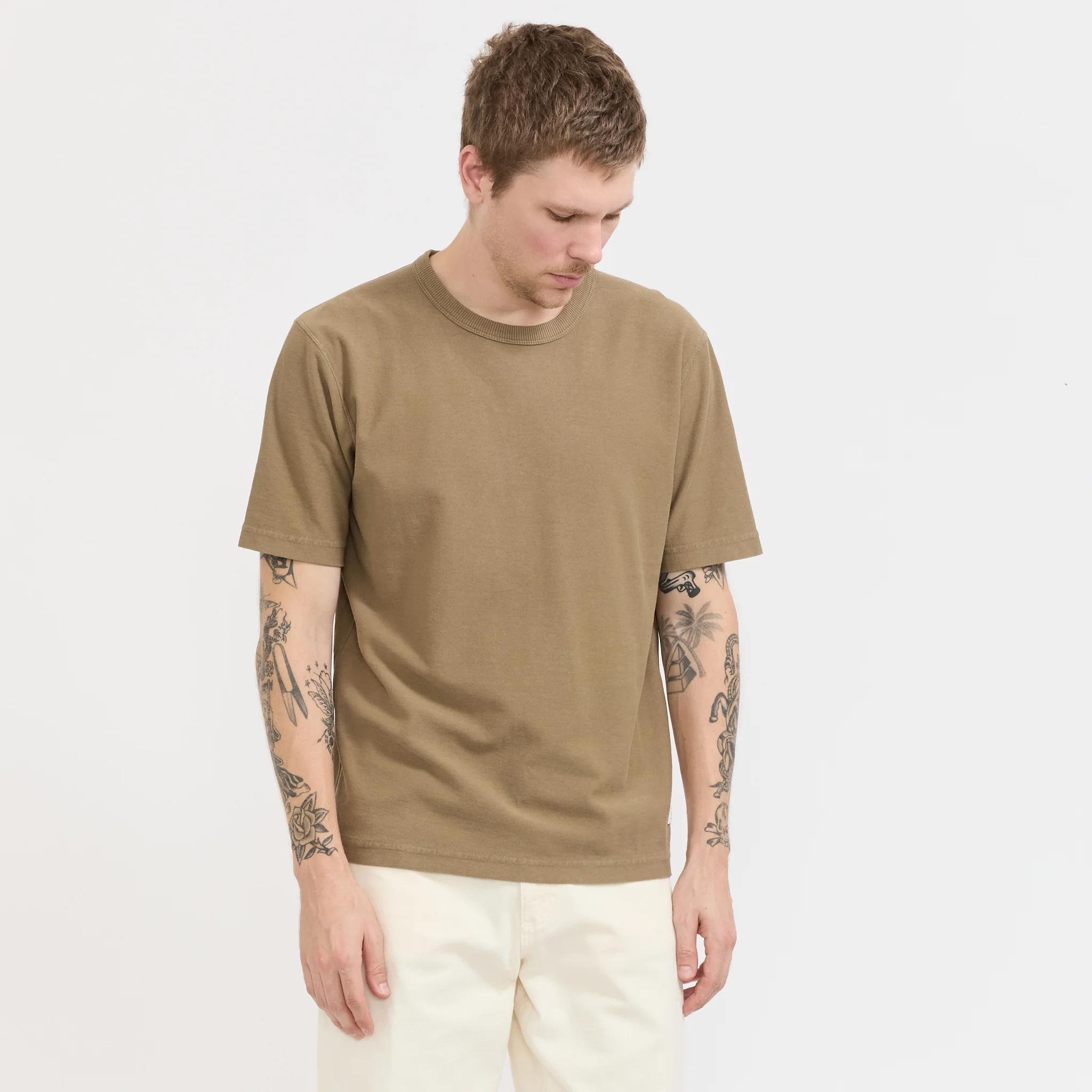 Elmelunde Organic Dry Cotton GMD T-Shirt Walnut
