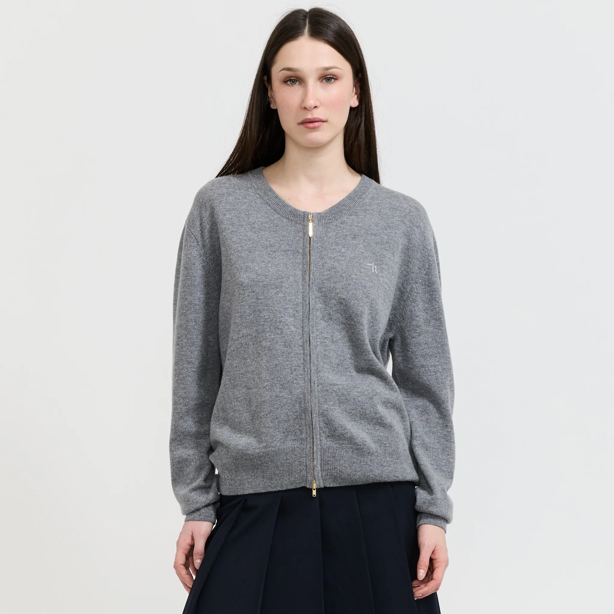 Elodie Cardigan Grey Marle