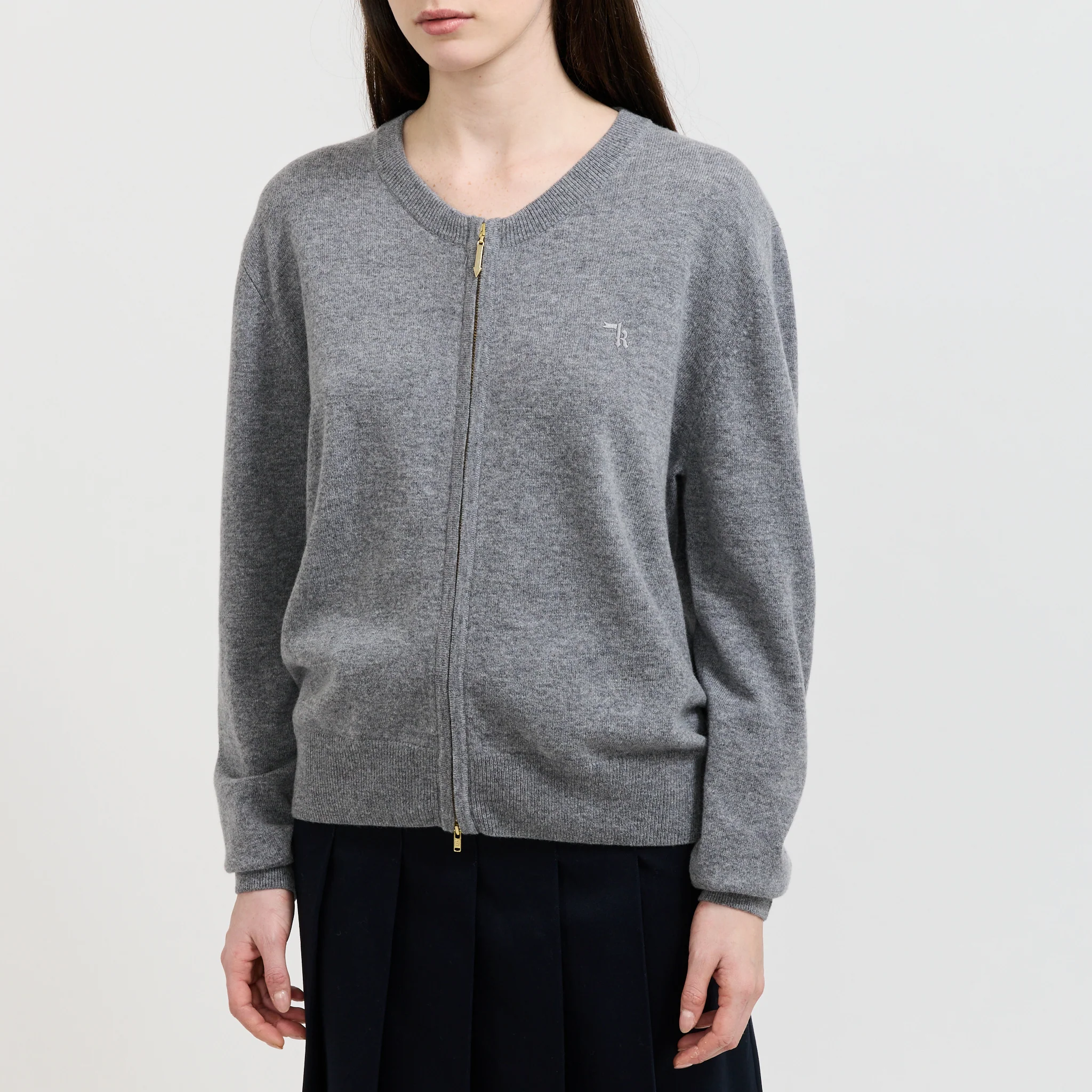 Elodie Cardigan Grey Marle - Image 4