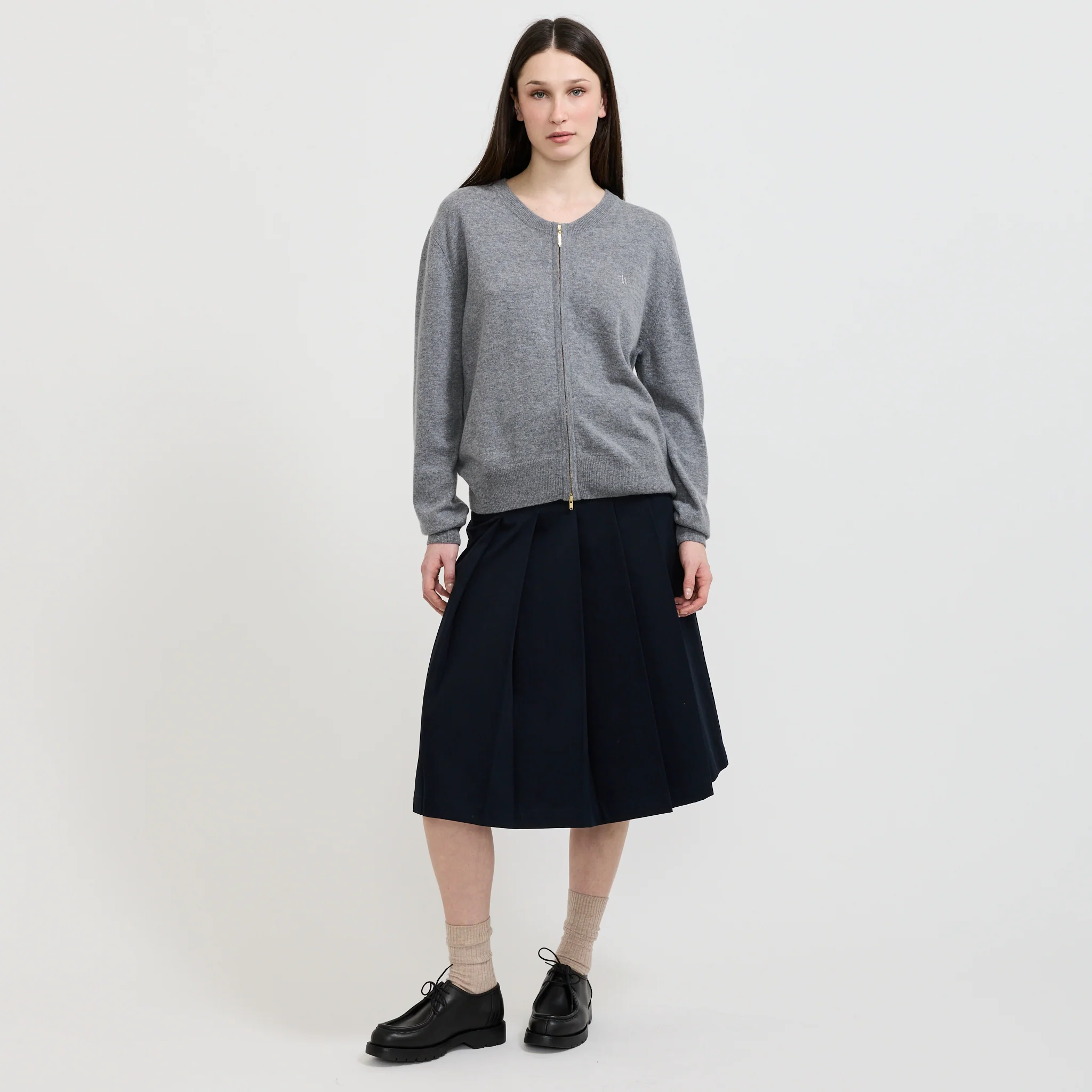Elodie Cardigan Grey Marle - Image 6
