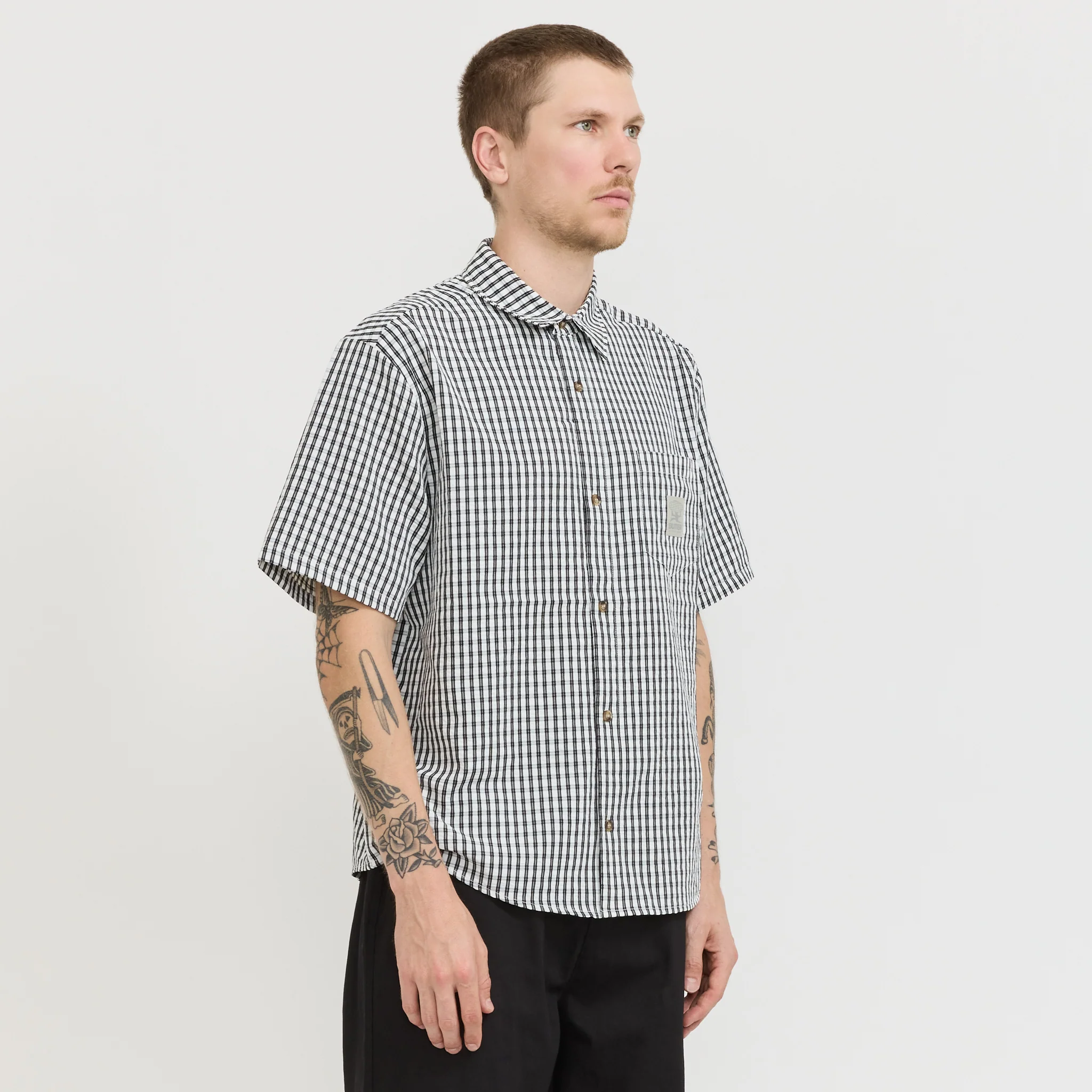 Equipment S/S Shirt Black - Image 3