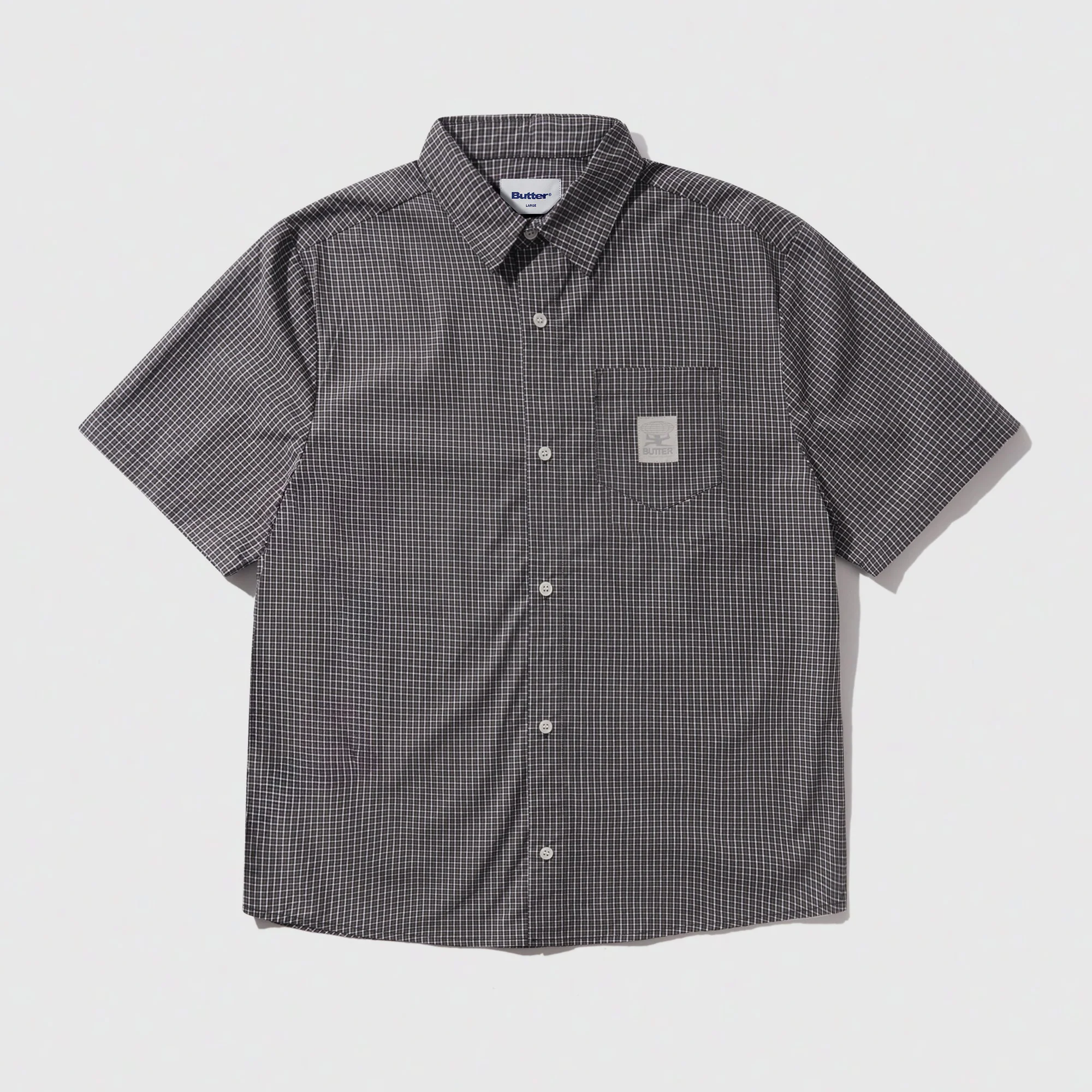 Equipment S/S Shirt Black/Grey