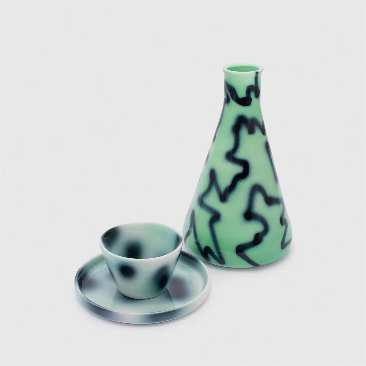 Erlenmeyer Jug Green Pizza - Image 3