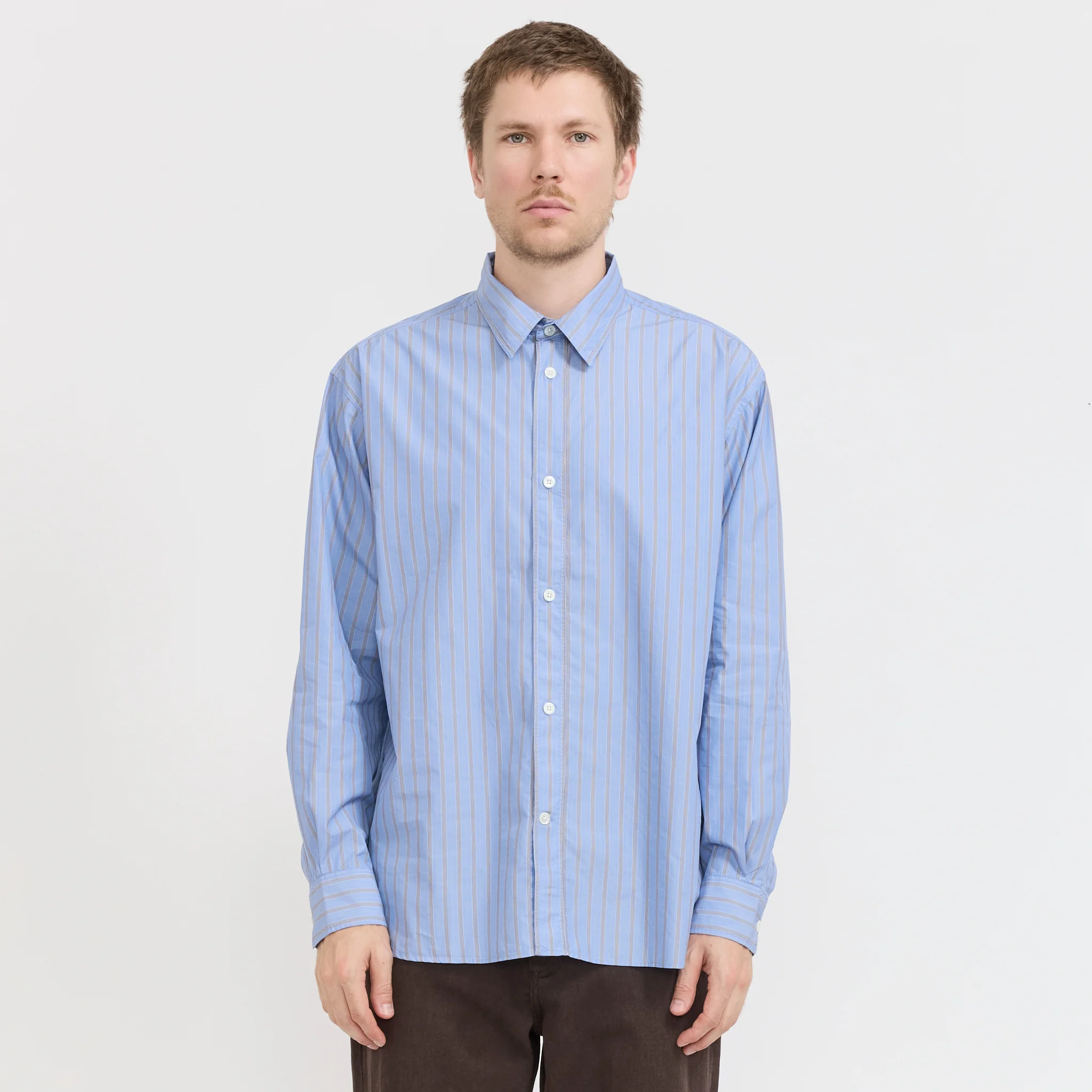 Espevik Fine Oversize Shirt Bel Air Blue