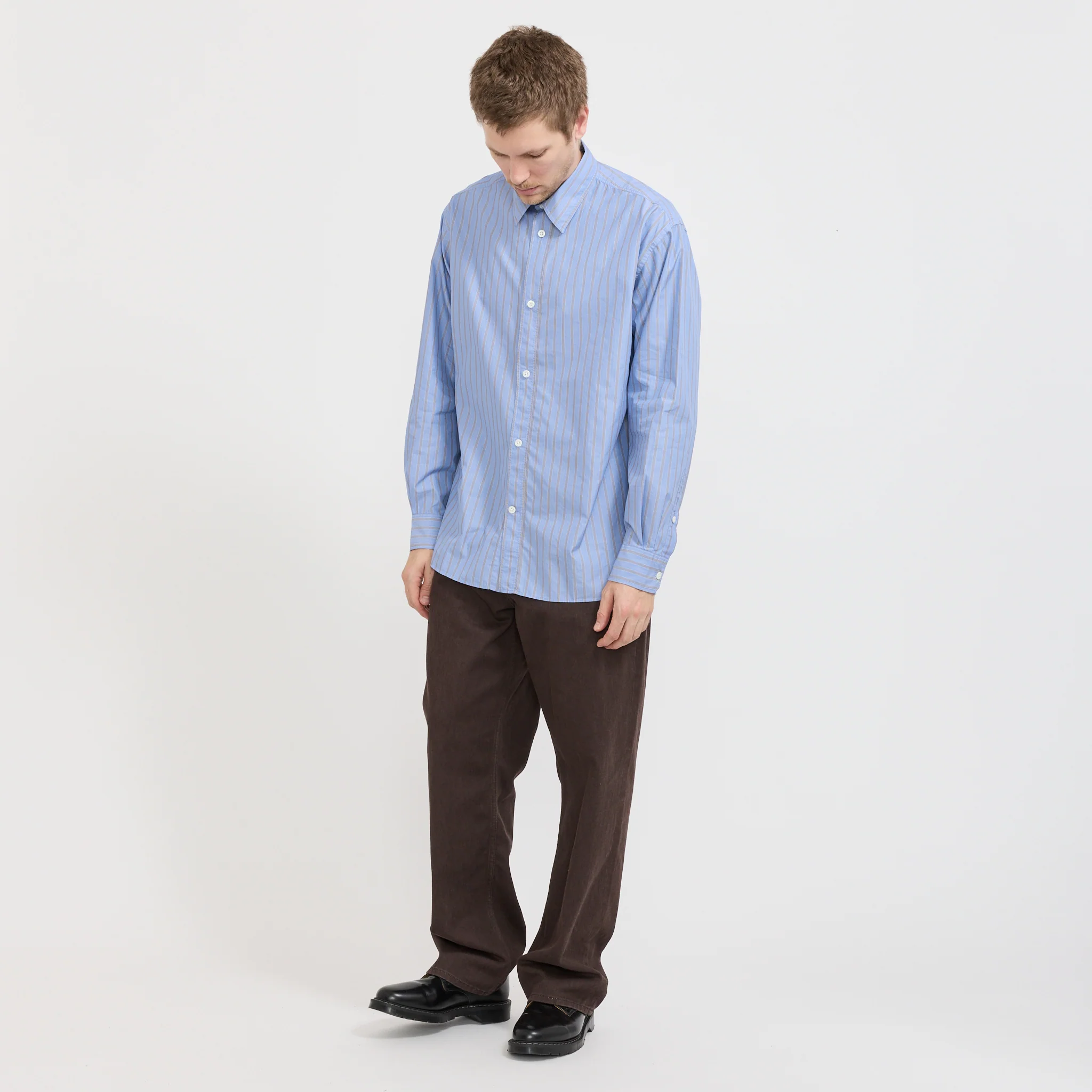 Espevik Fine Oversize Shirt Bel Air Blue - Image 6
