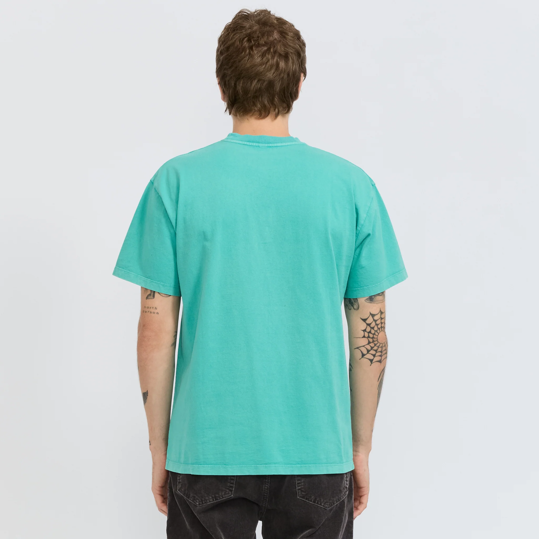 Faded Mini Problemo SS Tee Aqua - Image 4