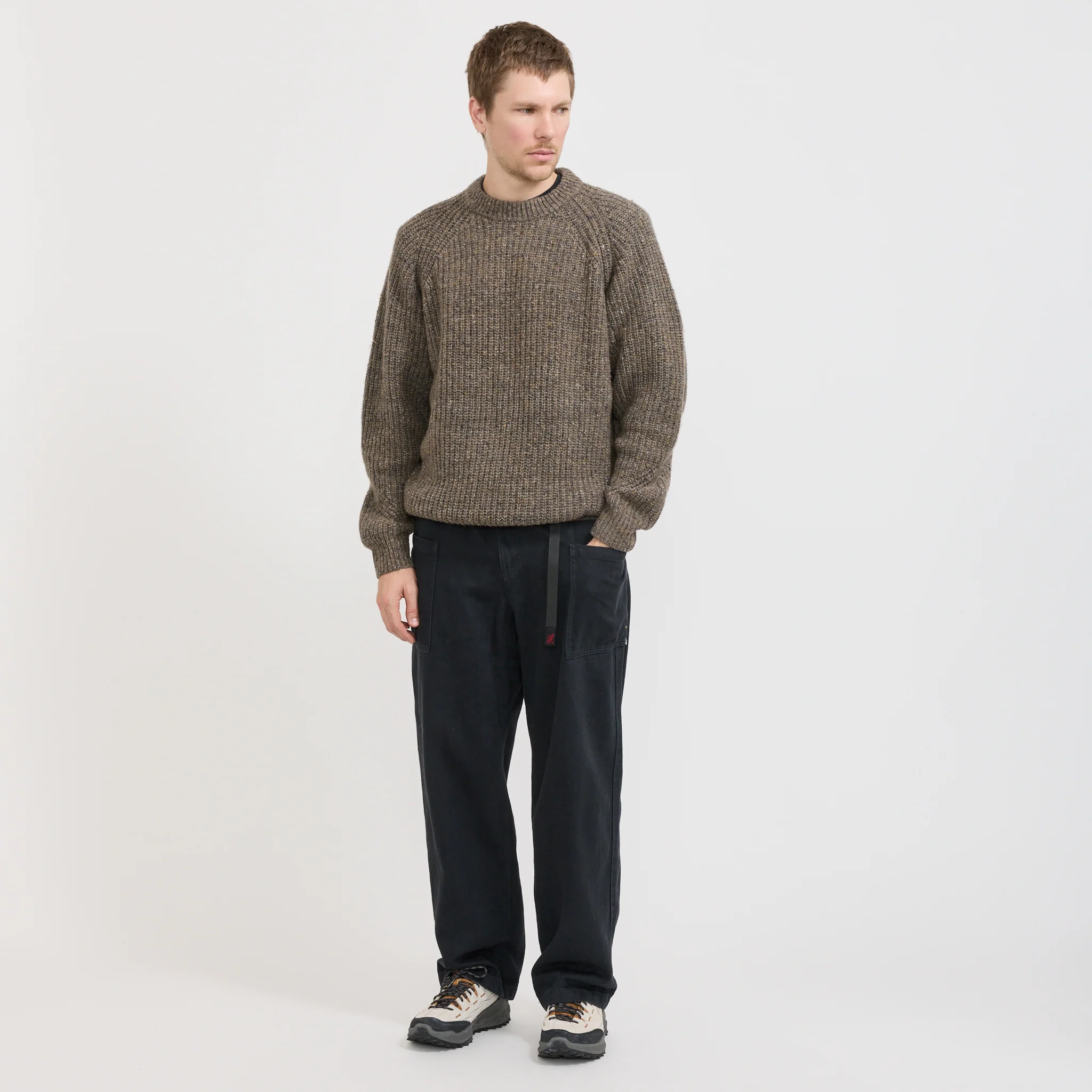 Fisherman Knit Brown Multi - Image 2