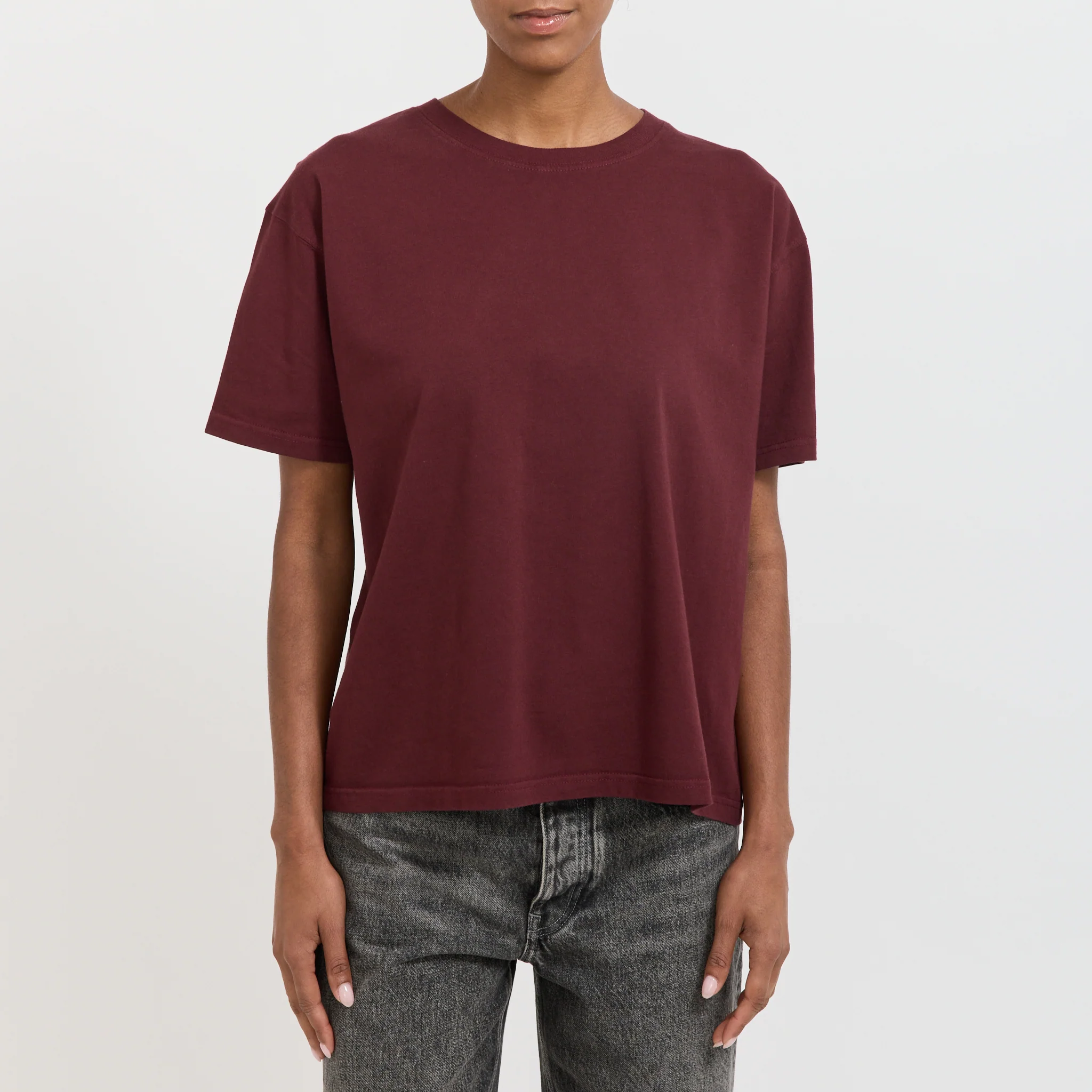 Fizvalley T-Shirt Vintage Burgundy - Image 5