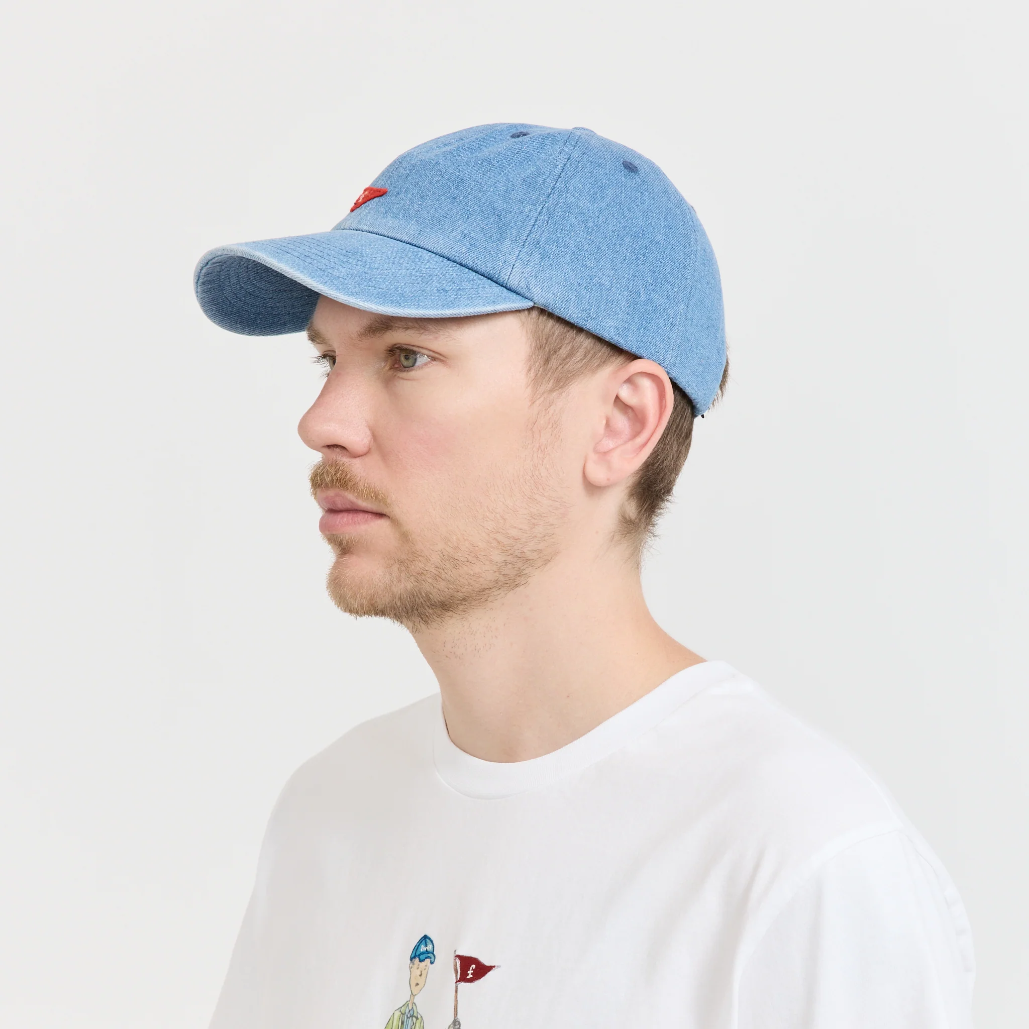 Flag Washed Cap Denim - Image 3
