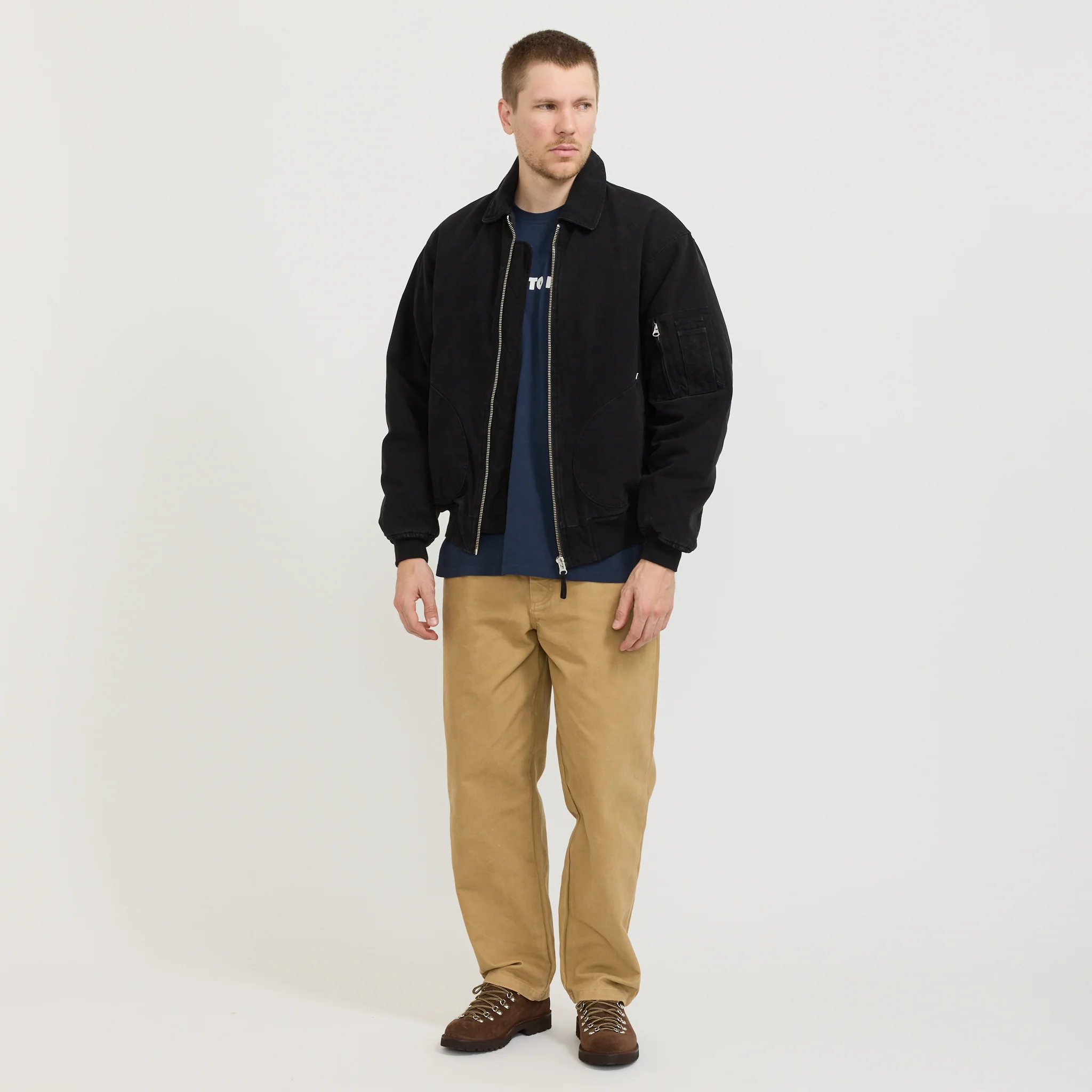 Flight Jacket Black - Image 2