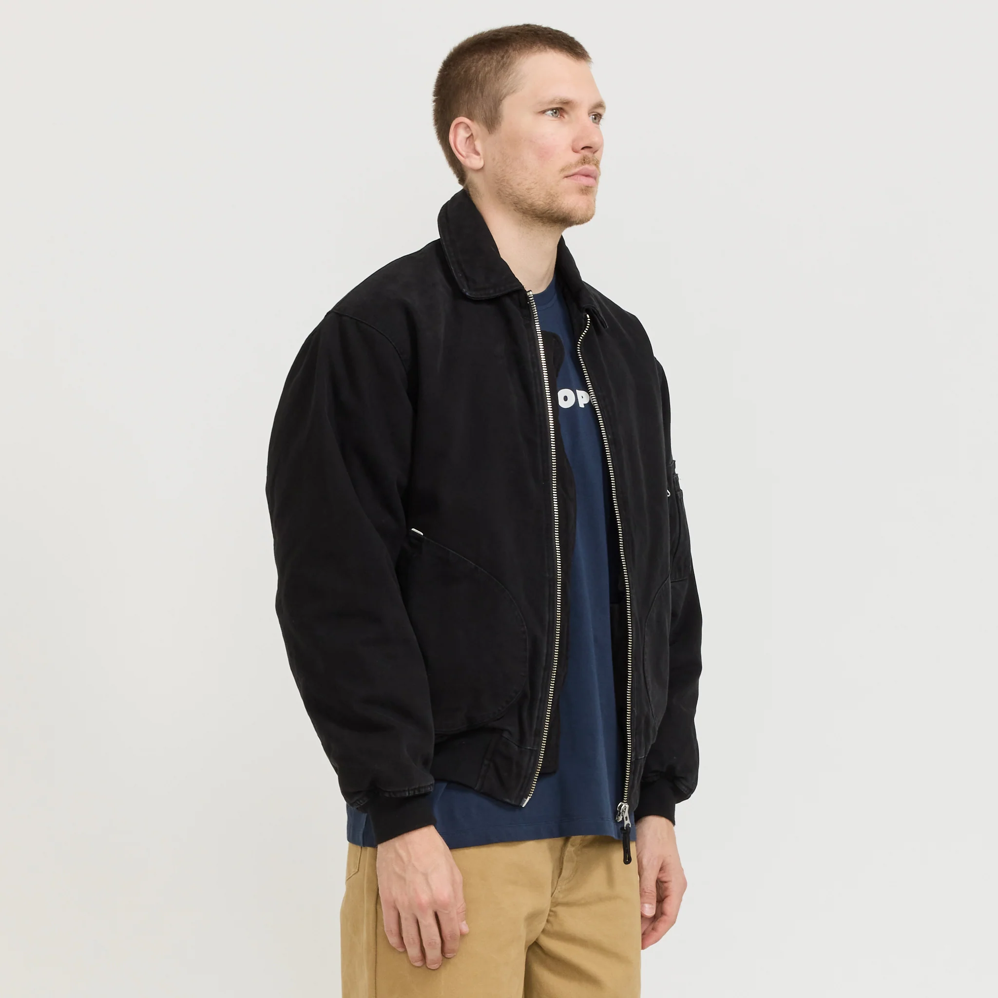 Flight Jacket Black - Image 3