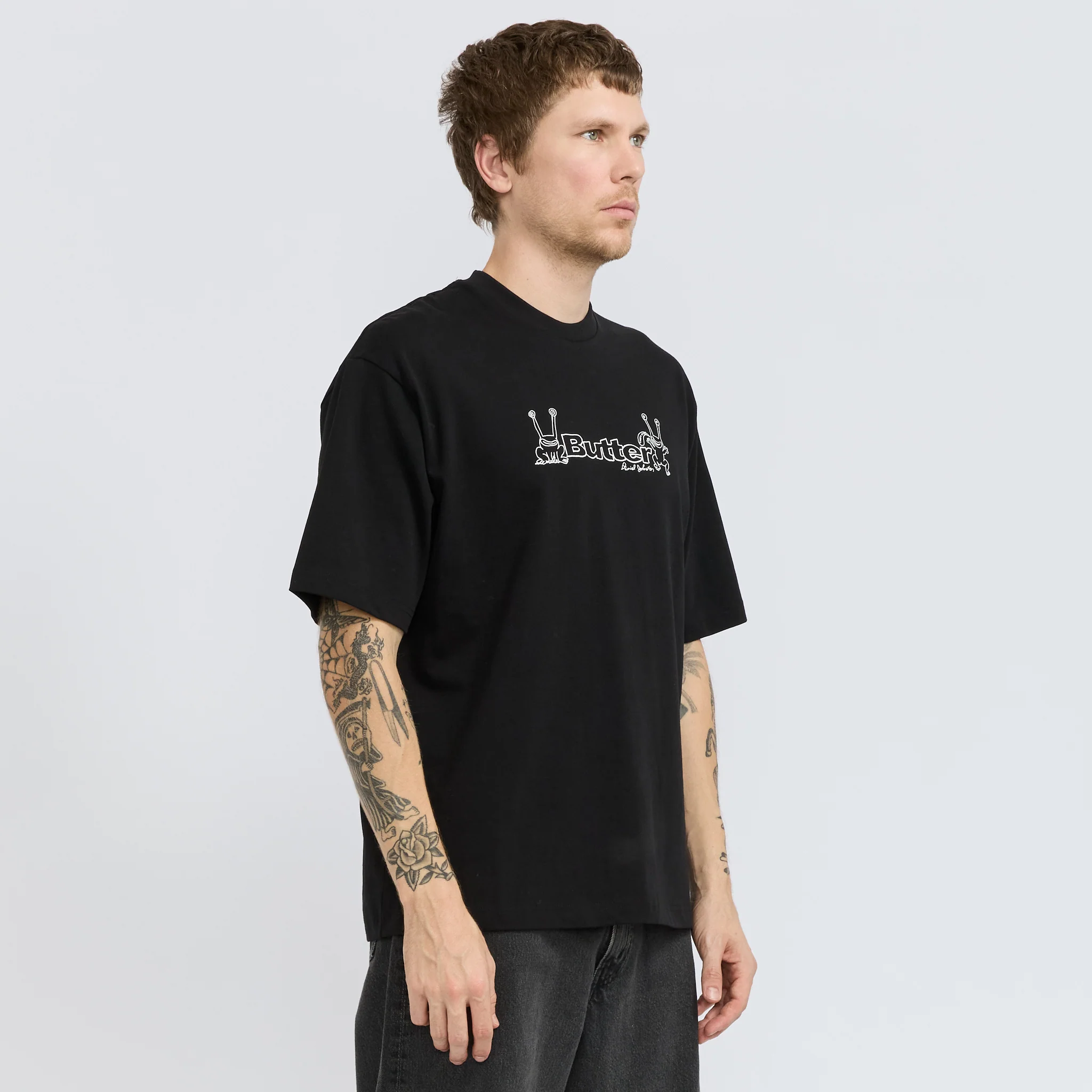 Frog Logo Tee Black - Image 3