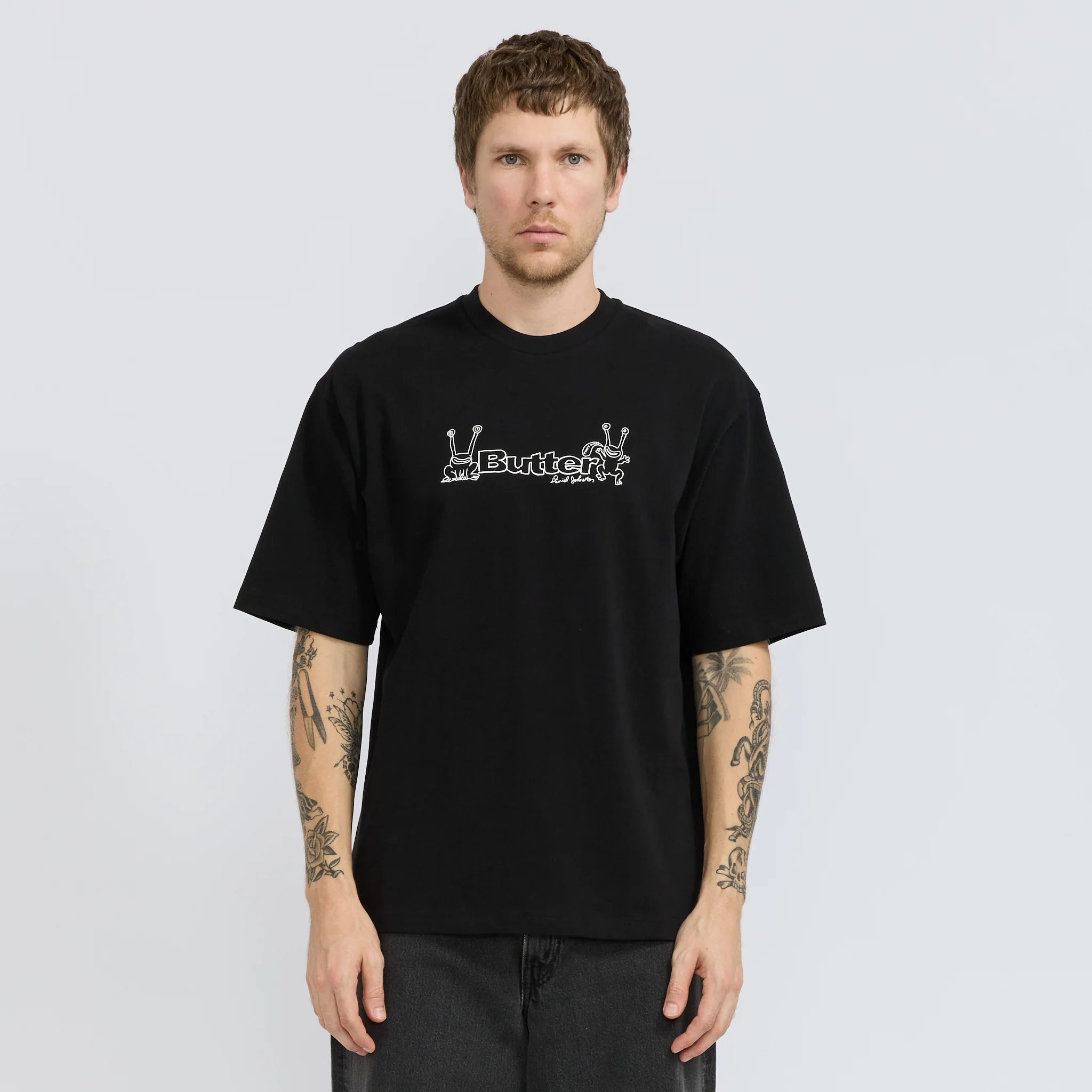 Frog Logo Tee Black - Image 6