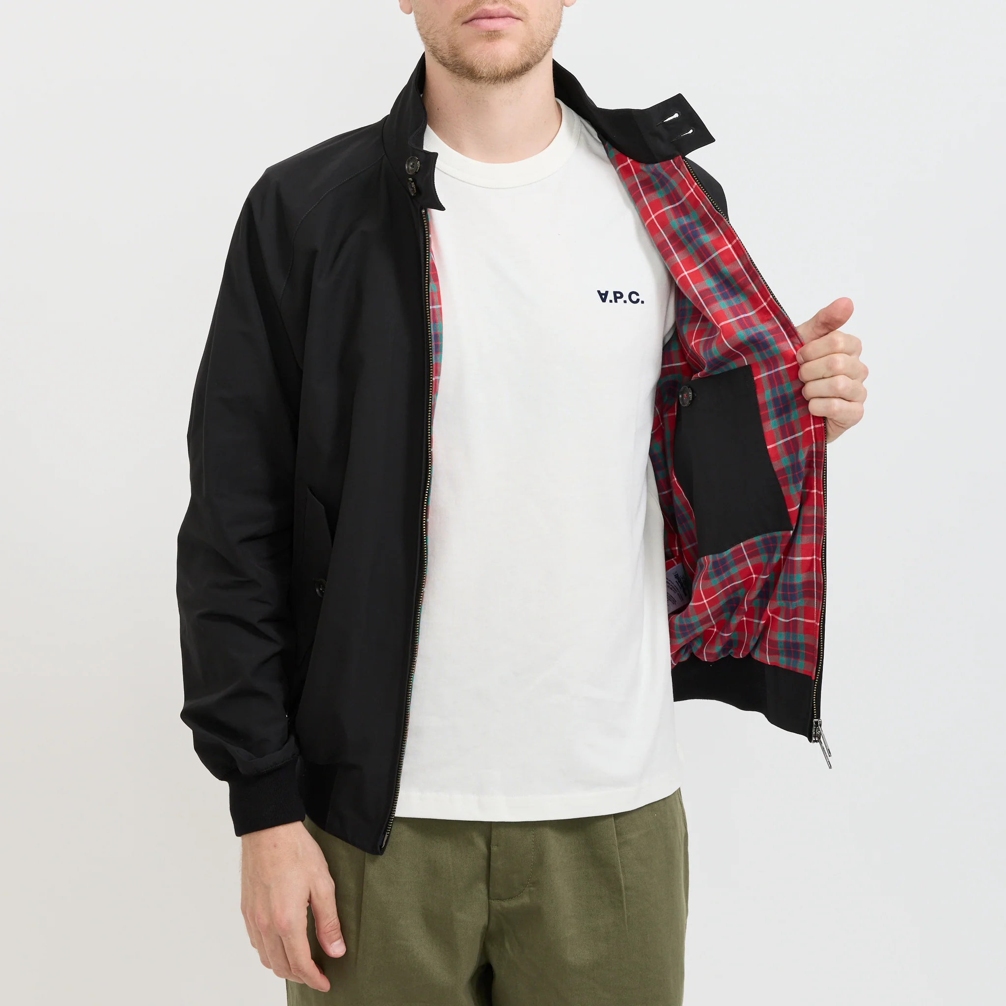 G9 Harrington Jacket Black - Image 6