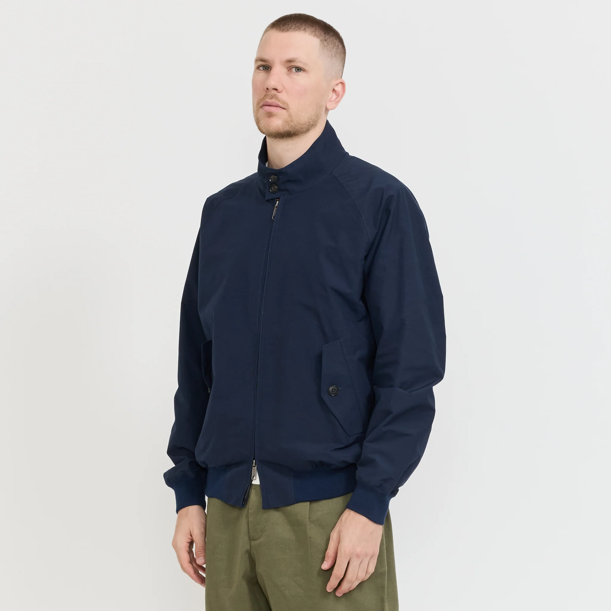 G9 Harrington Jacket Navy - Image 2