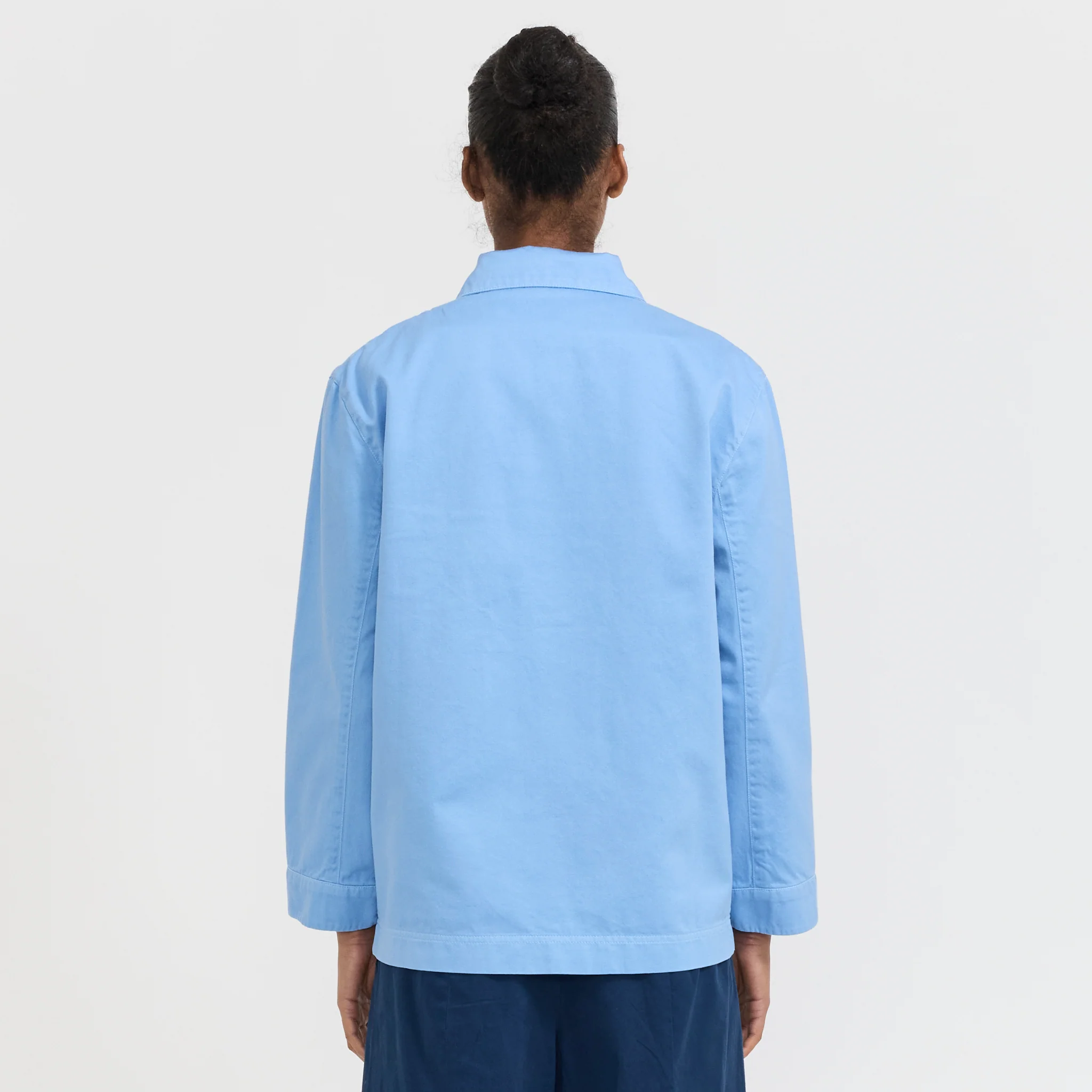 Gabardine Work Jacket Azur - Image 4