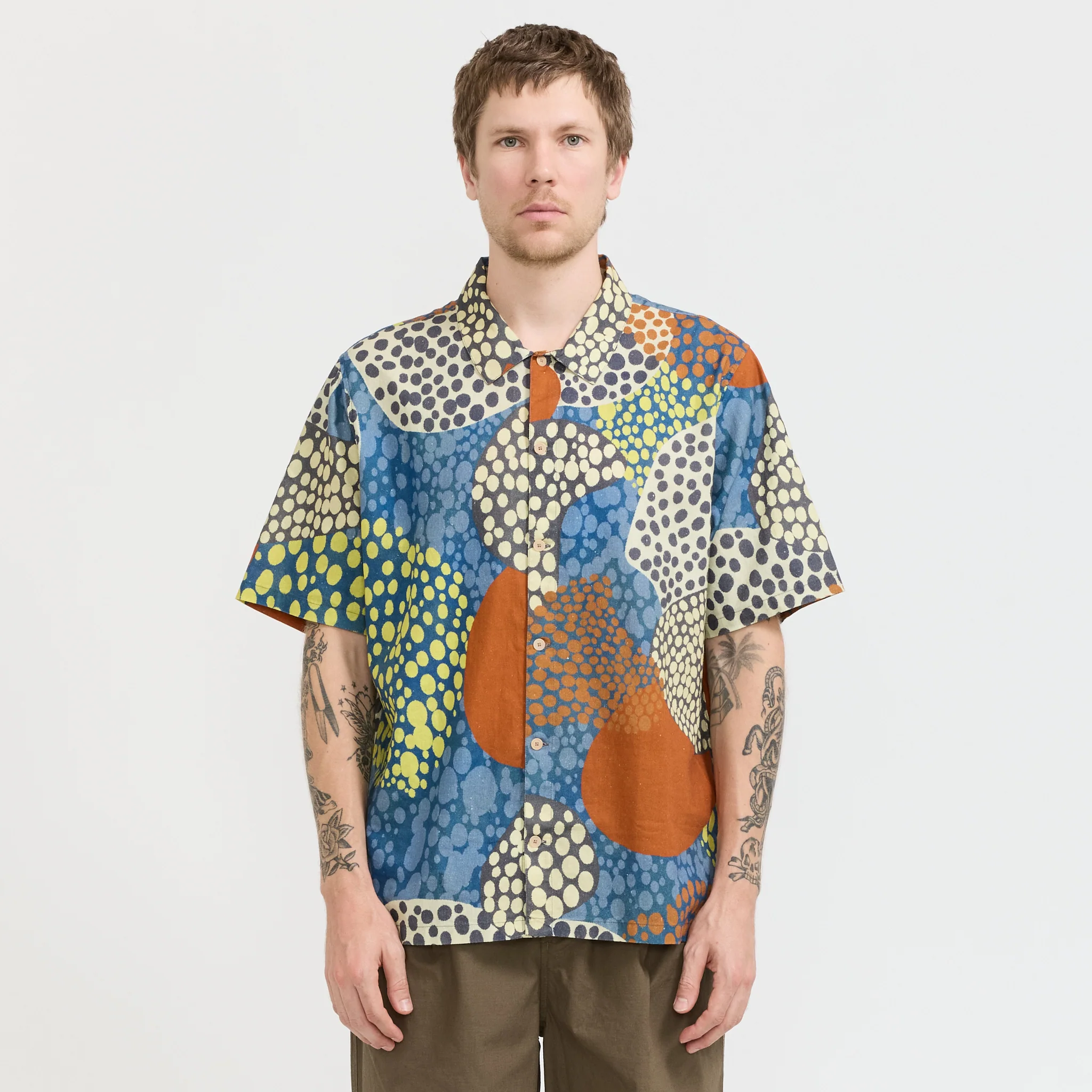 Gabe Shirt Dot Print Red Multi - Image 6