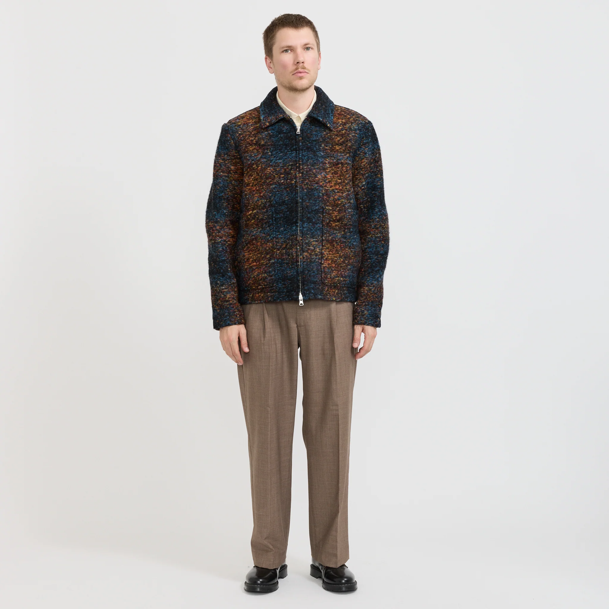 Gael Jacquard Jacket Blue Multi - Image 2