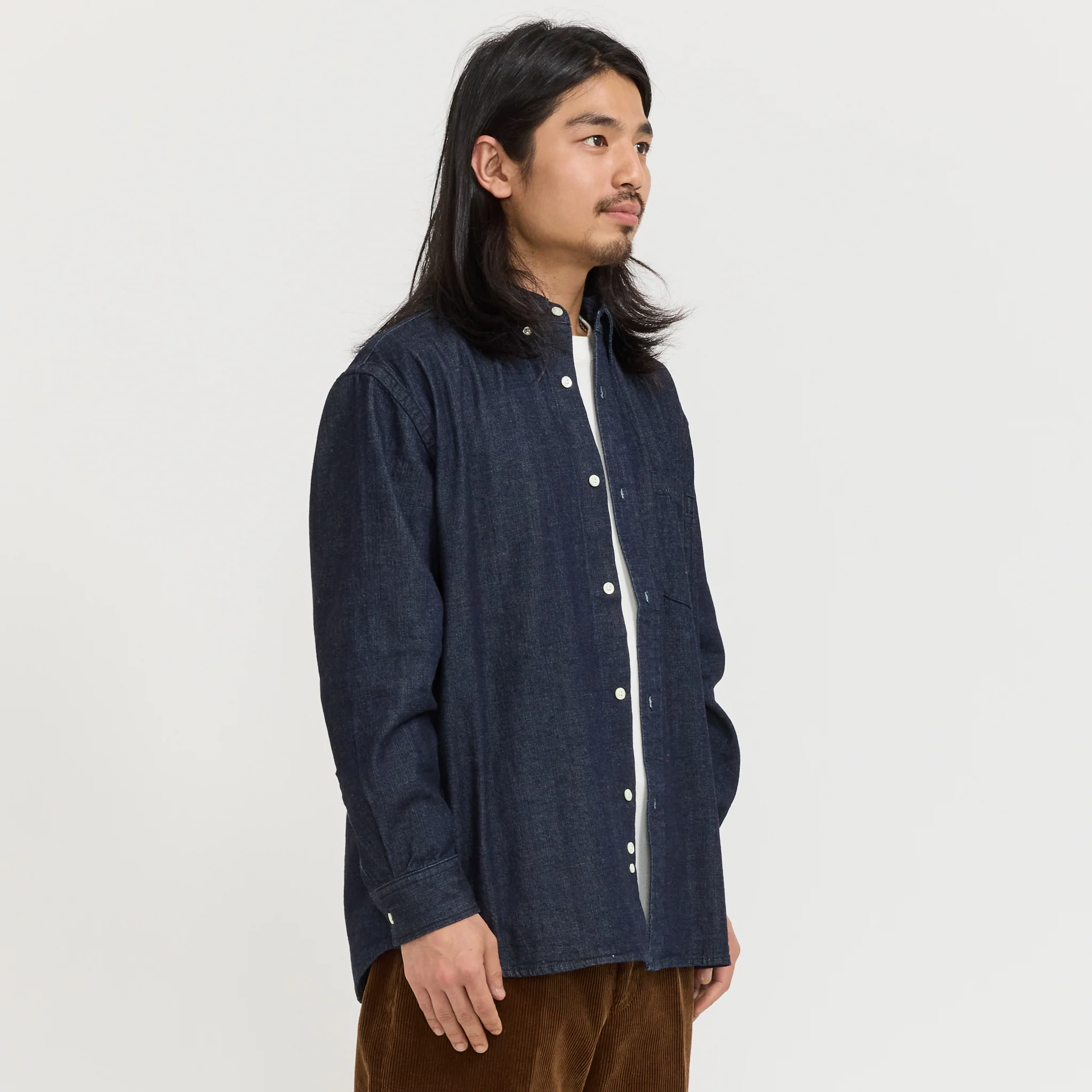 George Button Down Shirt Indigo - Image 3