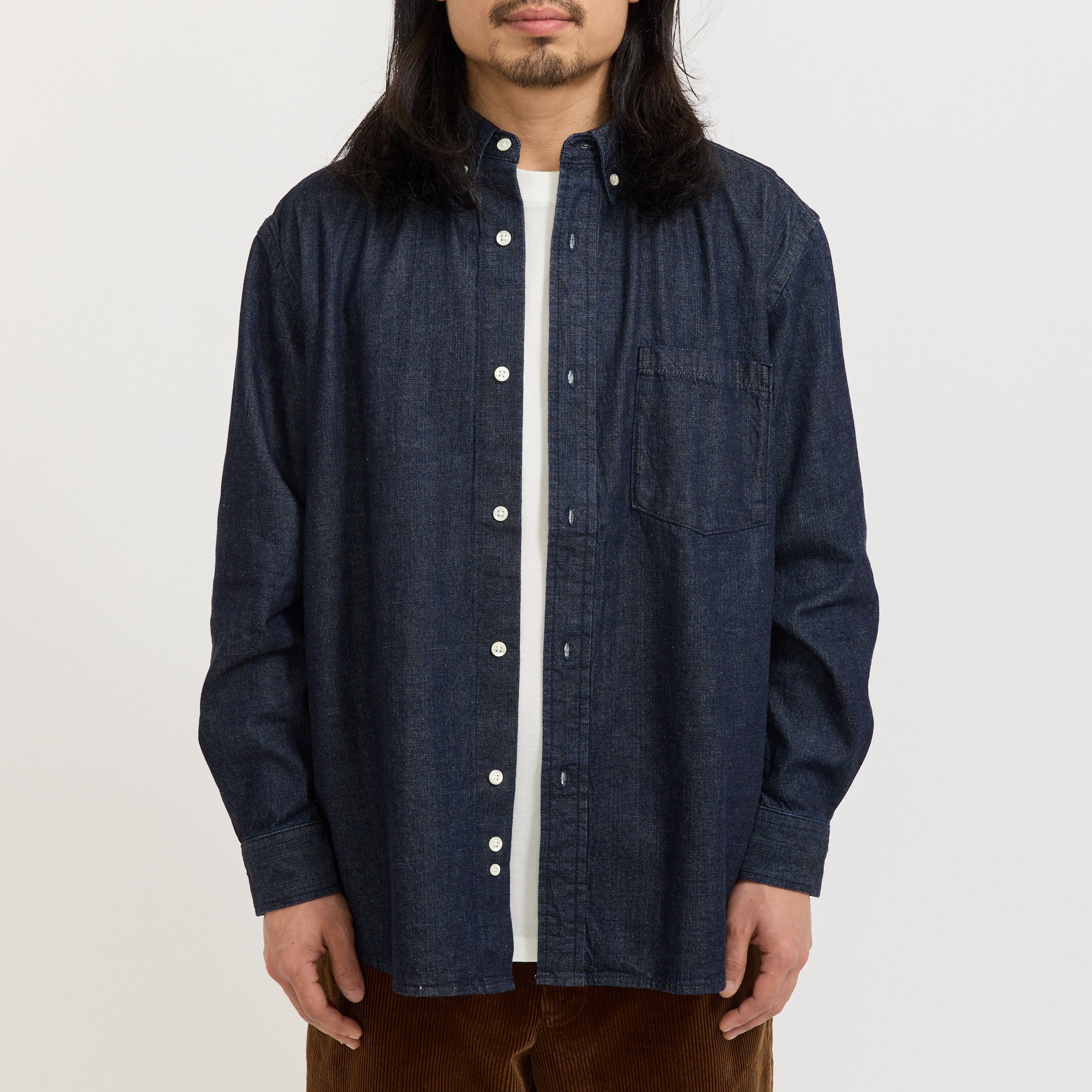 George Button Down Shirt Indigo - Image 5